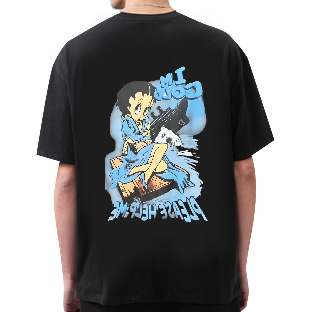 Comfortable Mens Tshirts Cotton Breathable Short Sleeve Hip Hop Men T Shirts Anime 2024 Designer Tops