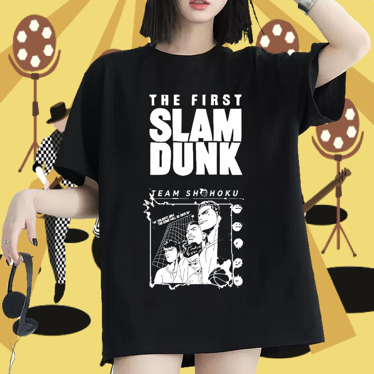 5A Woman T Shirts Breathable Short Sleeve Tops Outdoor Classic Lady T shirt Anime Print