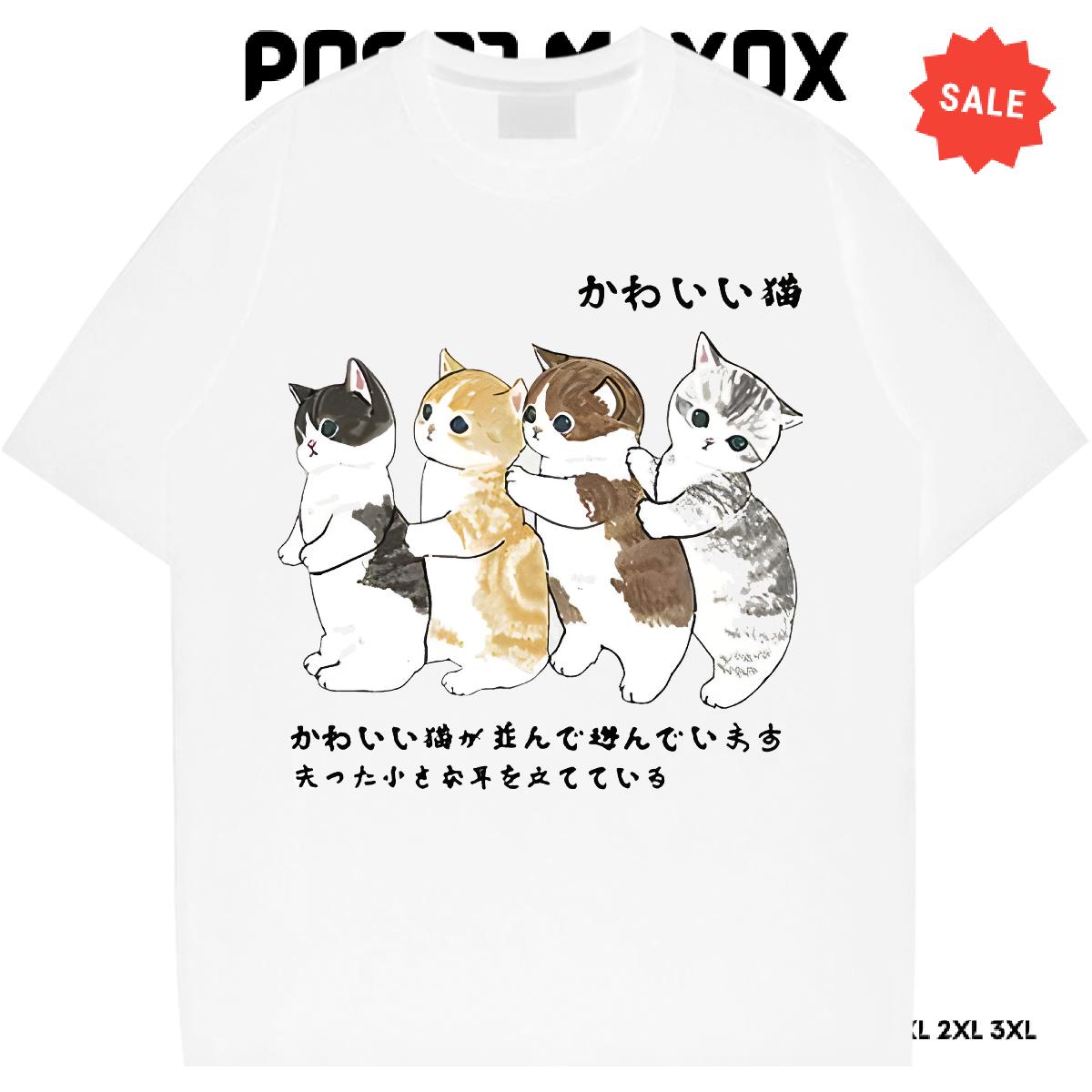 2024 Man T Shirts Custom Anime Anime Printing Street Mens Tshirts Cotton O Neck Short Sleeves Soft