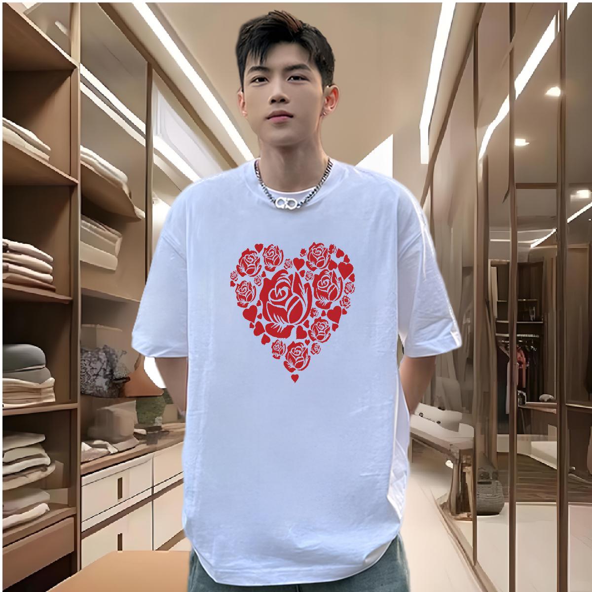 Classic Men Tops Tees 180g Cotton Home Outdoor T Shirt For Man Asian Size DIY Customized Tees Shirts