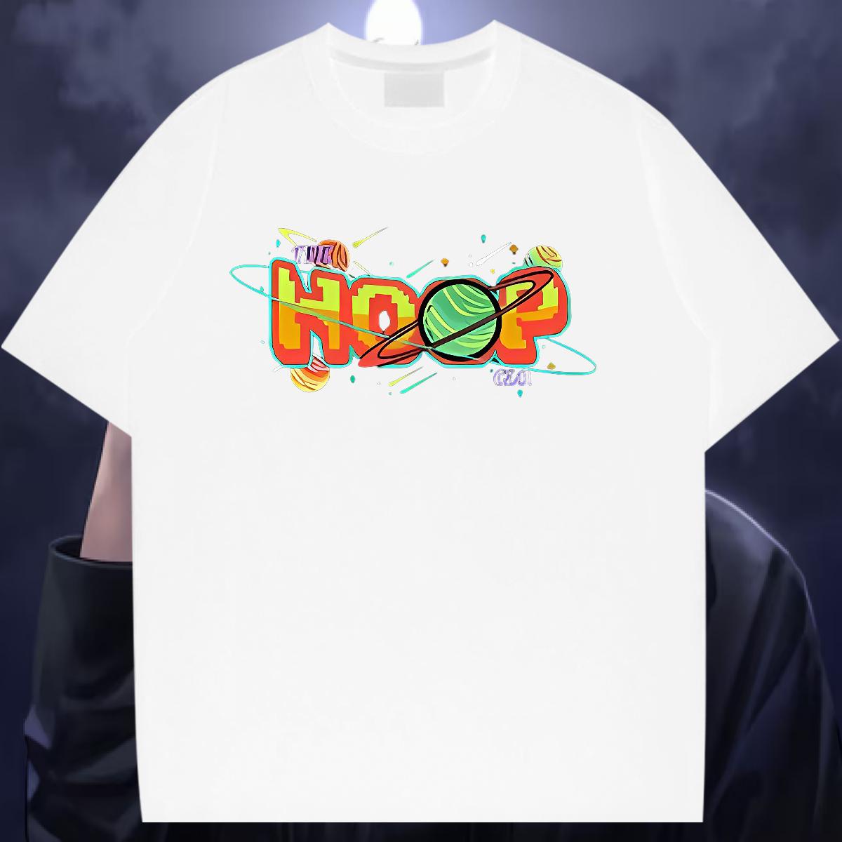 New Arrival T Shirt For Man Black White High Street Hip Hop Tshirts Breathable Short Sleeve Cool Design