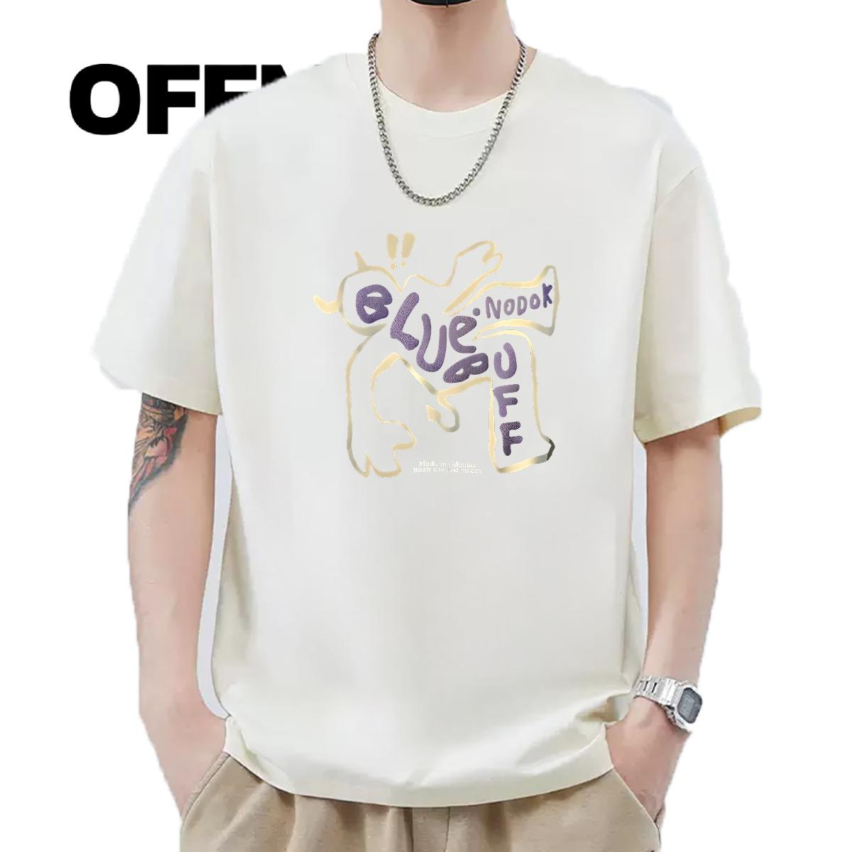 Unisex Tshirts 180g Cotton Street Wear T-Shirts Custom Anime Brand Tees Shirts