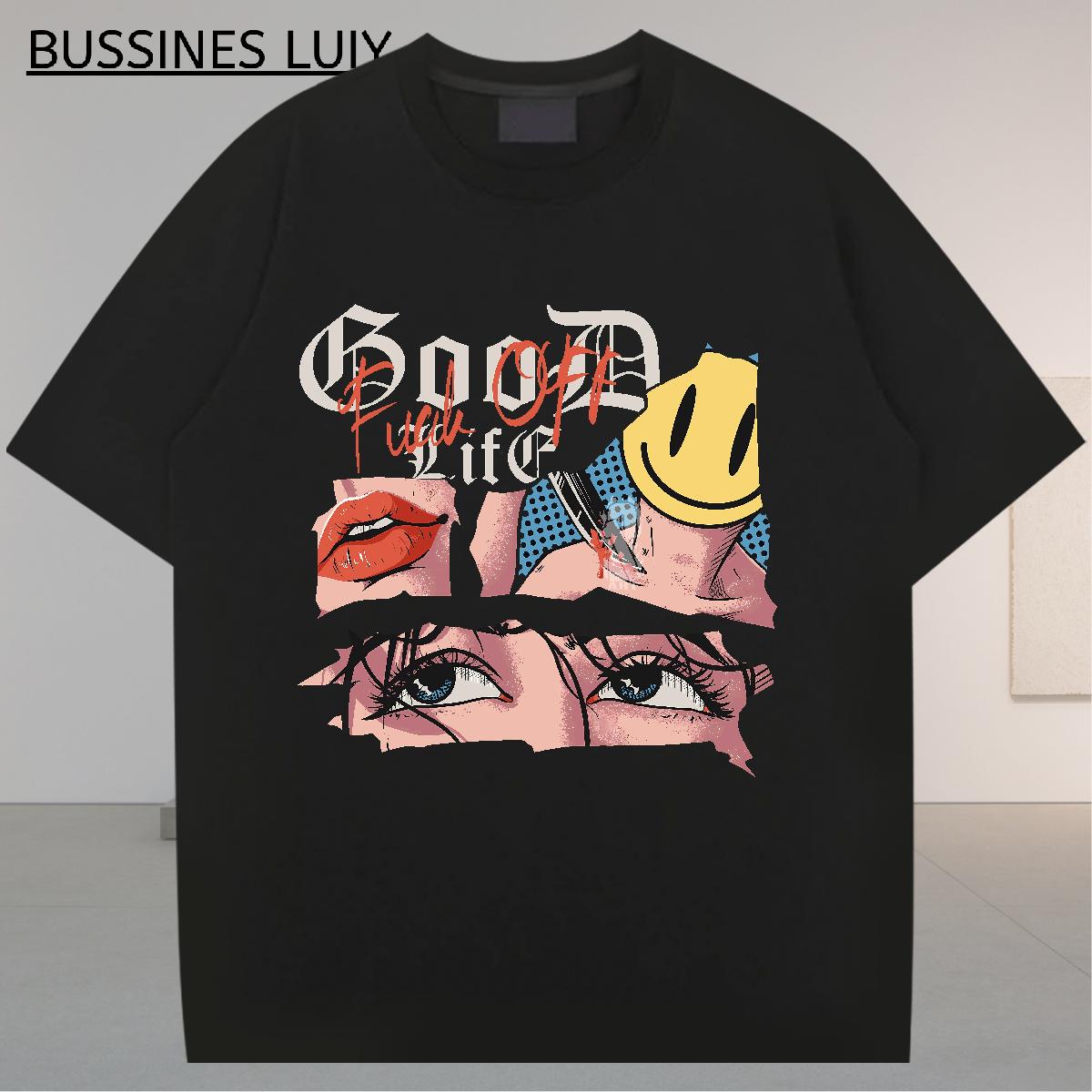 Classic Tshirt for Man Woman Short Sleeve Cotton O-Neck Home Outdoor T Shirts Men Anime Fashion Tops