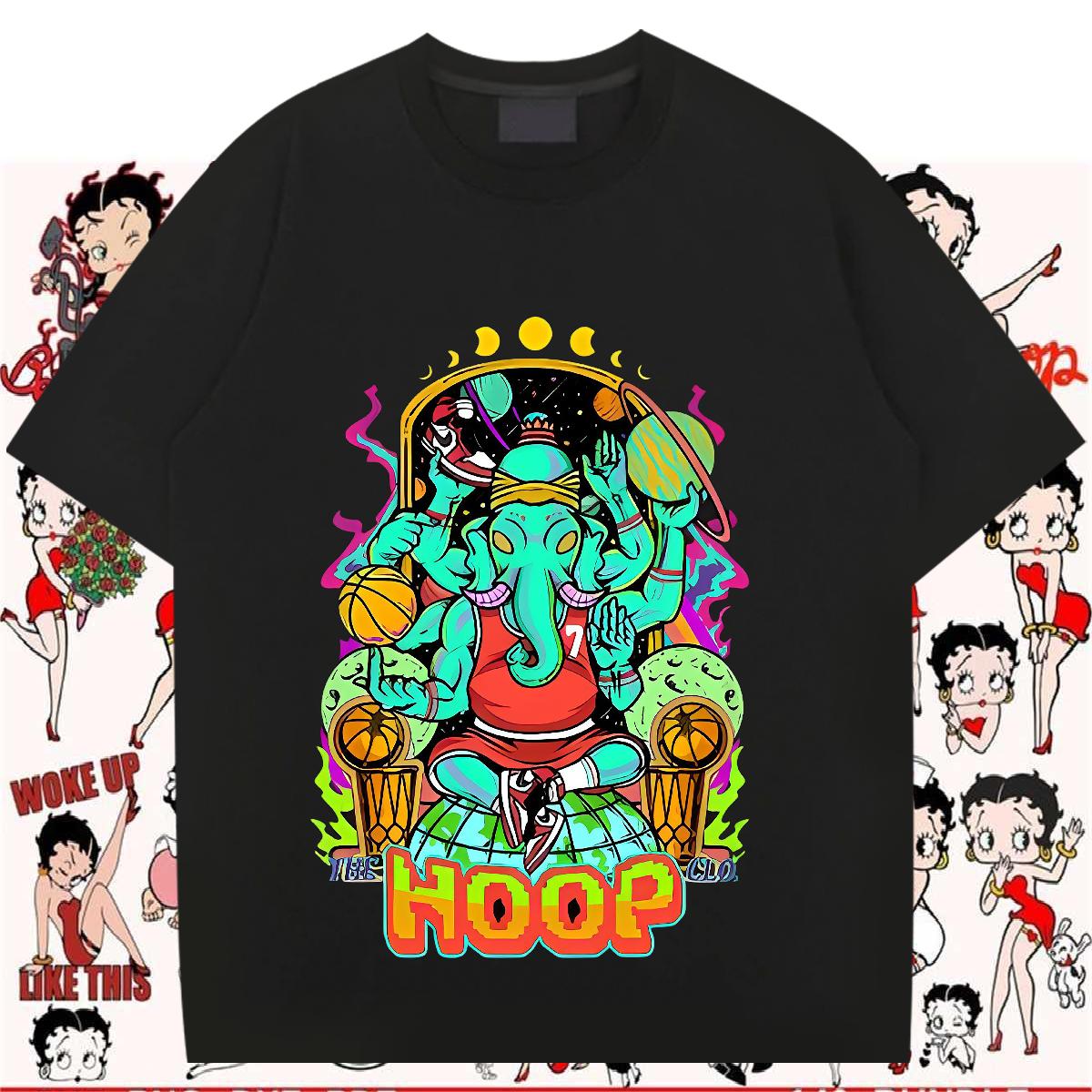 Cool Mens Tshirts Breathable Crew Neck Cotton Anime Printing Street T-Shirts for Men Custom Brand Tops Tees