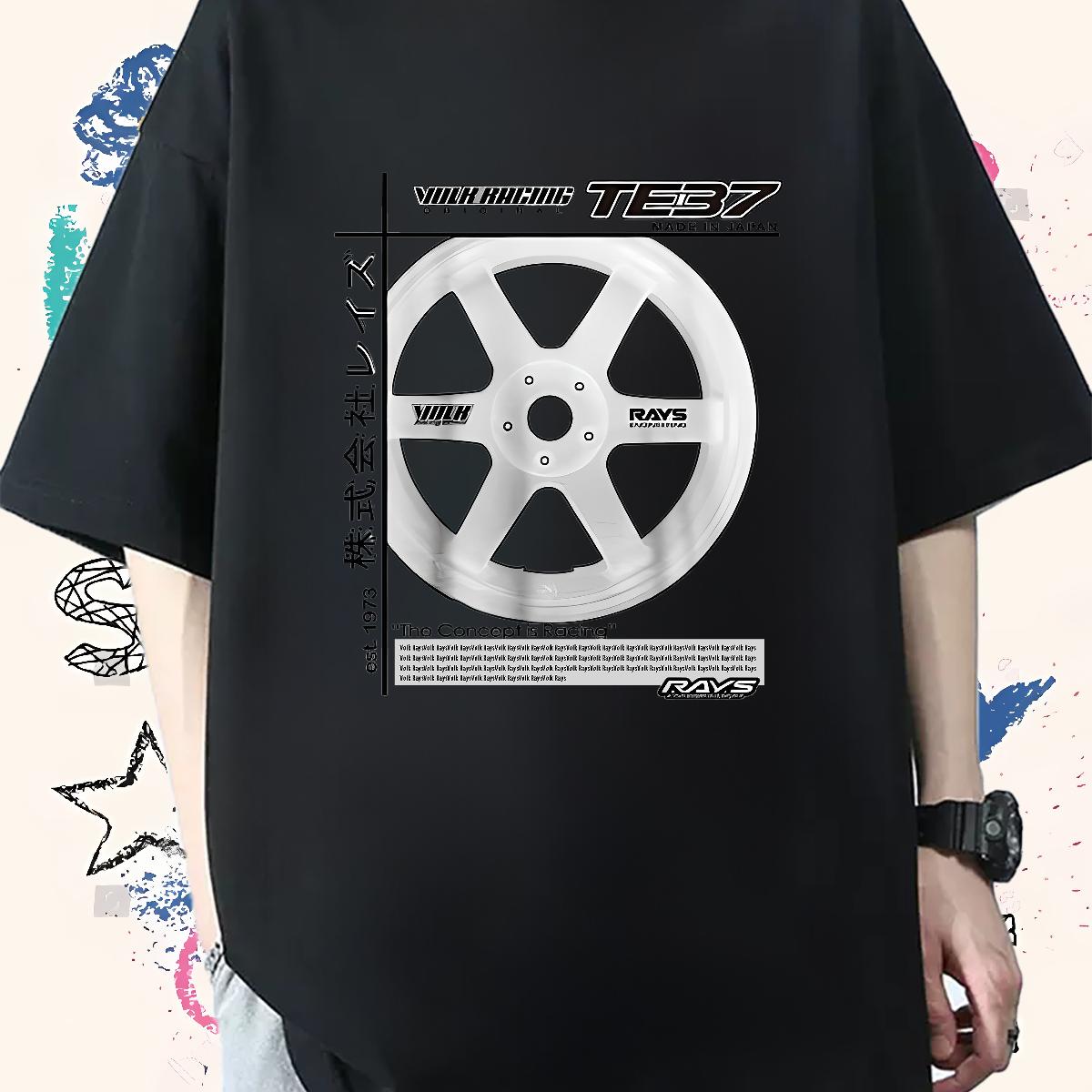 New T-Shirts Customized Print Hip Hop Couples T Shirts Breathable Crew Neck Loose Fit