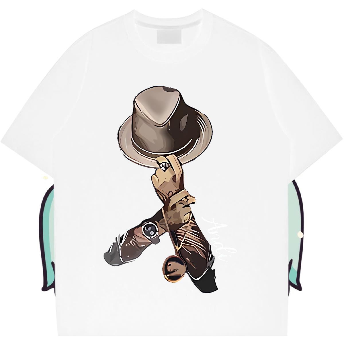 Comfortable Men Tees Cotton Breathable Street Casual T-Shirts for Men DIY Factory Direct Top Tees