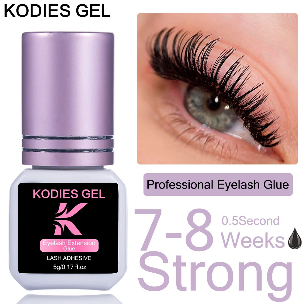 KODIES GEL Strong Mascara Extension 5g 0.5 Second Dry Mascara Adhesive for False Eyelash Waterproof Adhesive Enhancement 240713
