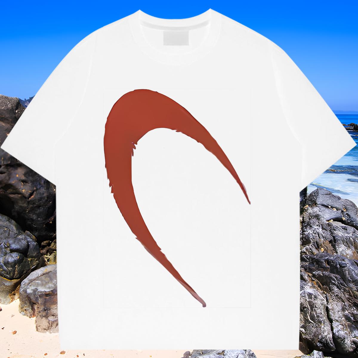 Loose Men Clothes T-Shirt 180g Cotton Home Outdoor Men T Shirts White Plus Size Fashion Design Tops Shirt