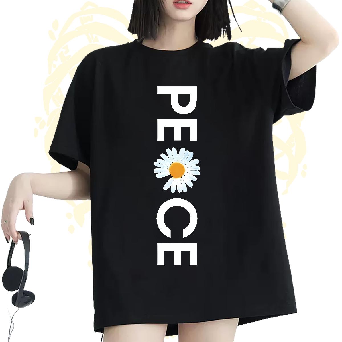 Crew Neck Cotton Womens T Shirts New Hip Hop Couples T Shirts Skull Female Wear