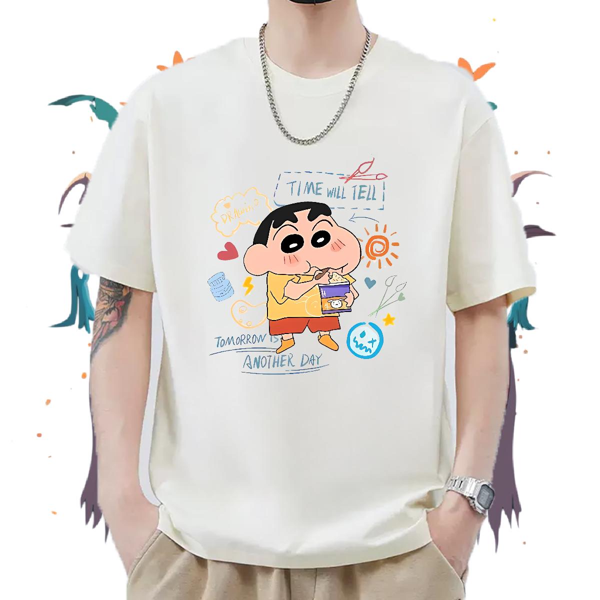 Fashion New Mens T Shirts Graphic Anime Printing Street Men Tees Breathable Short Sleeve Brand