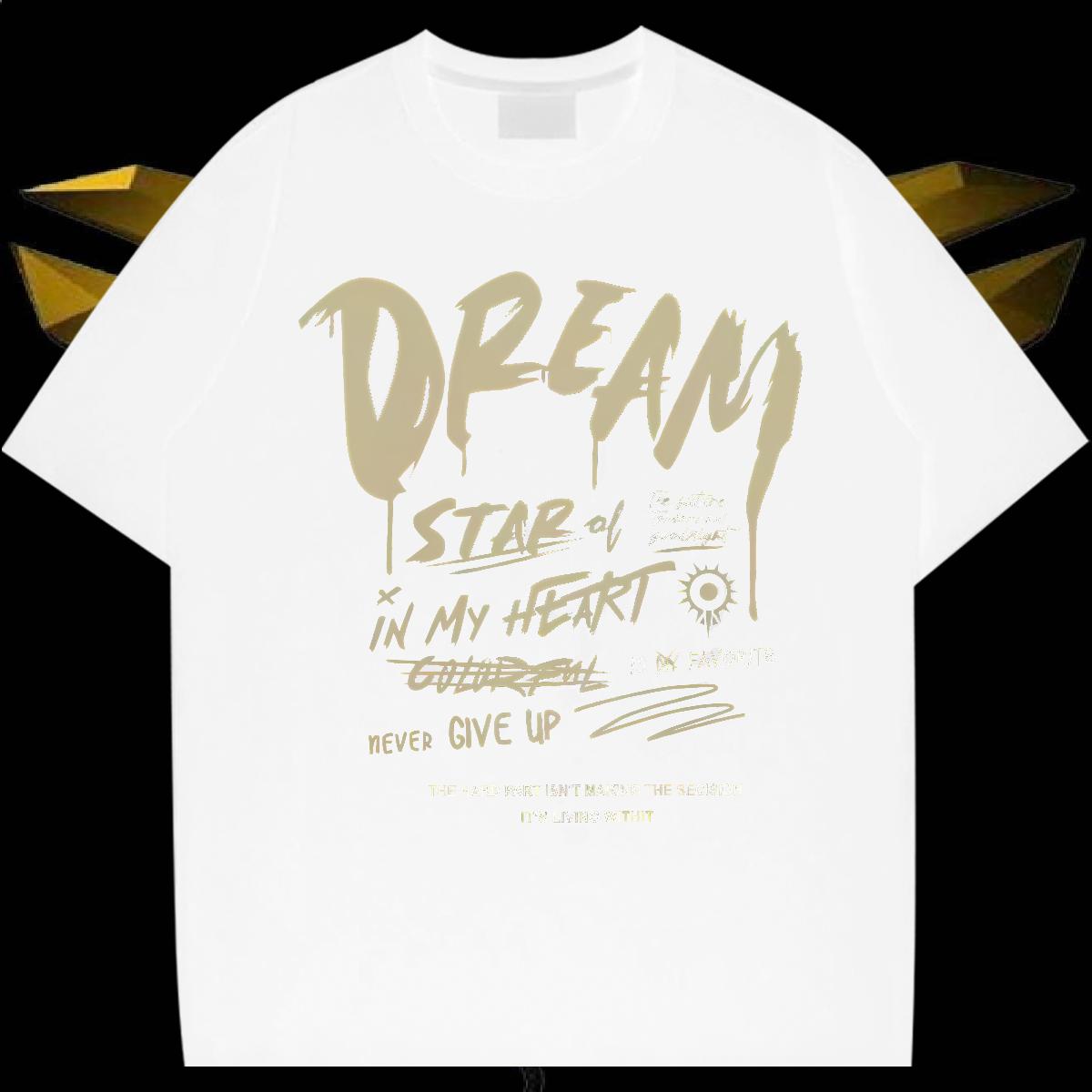 Fashion T-Shirts Oversized Street Casual Men Clothes T-Shirt Breathable Crew Neck Designer