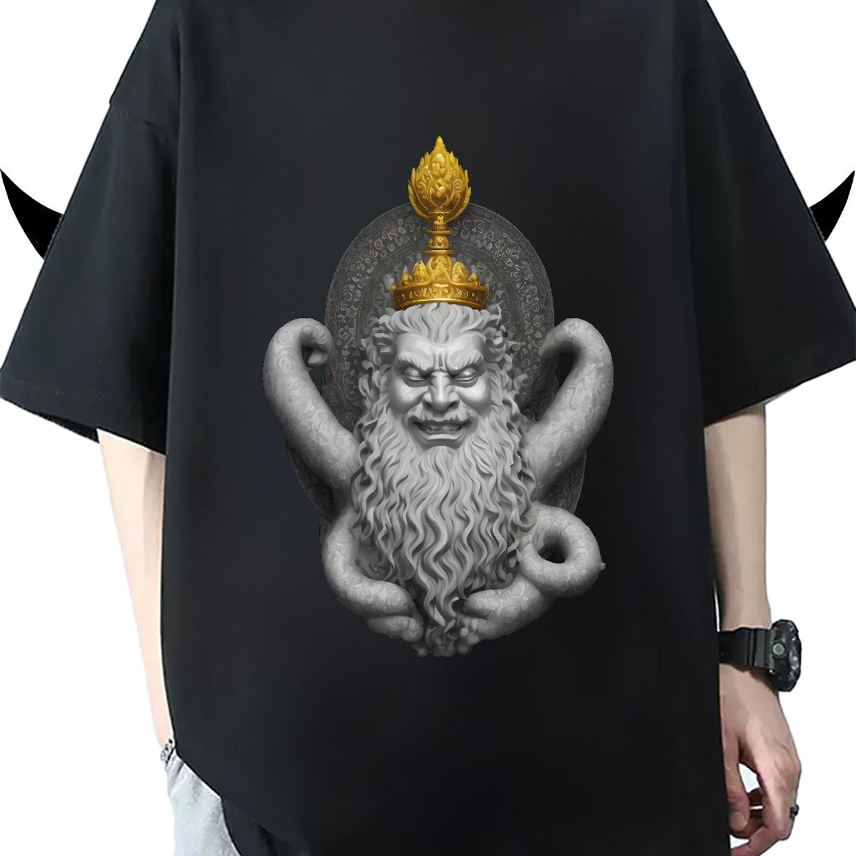 New Designer Mens T Shirts Cartoon Print Sport Men Tshirts Cotton O Neck Short Sleeves Popular