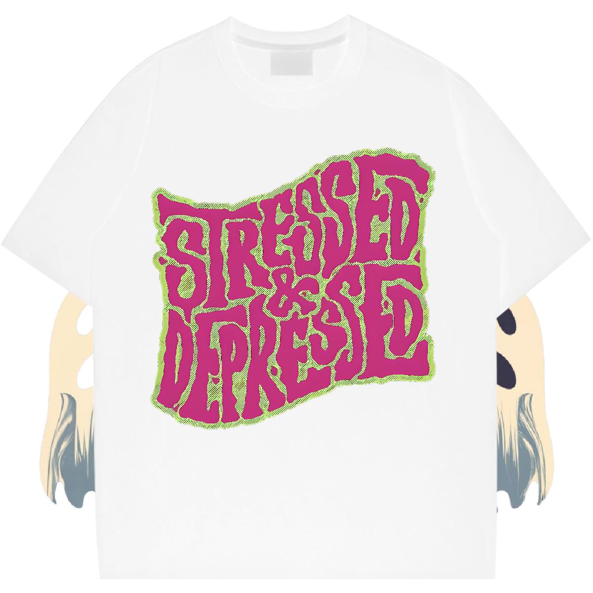 Soft T Shirt For Man Casual Daily Wear Crew Neck Cotton Breathable Men Tees Classic Casual Cartoon Print Polos