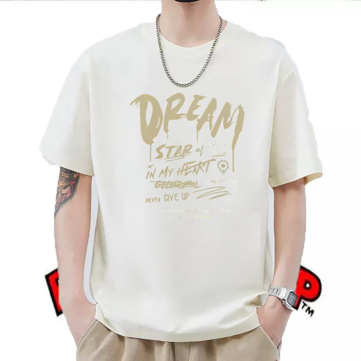 Brand Mens T Shirts Custom Cartoon Street Mens Tshirts Round Neck Short Sleeve Loose