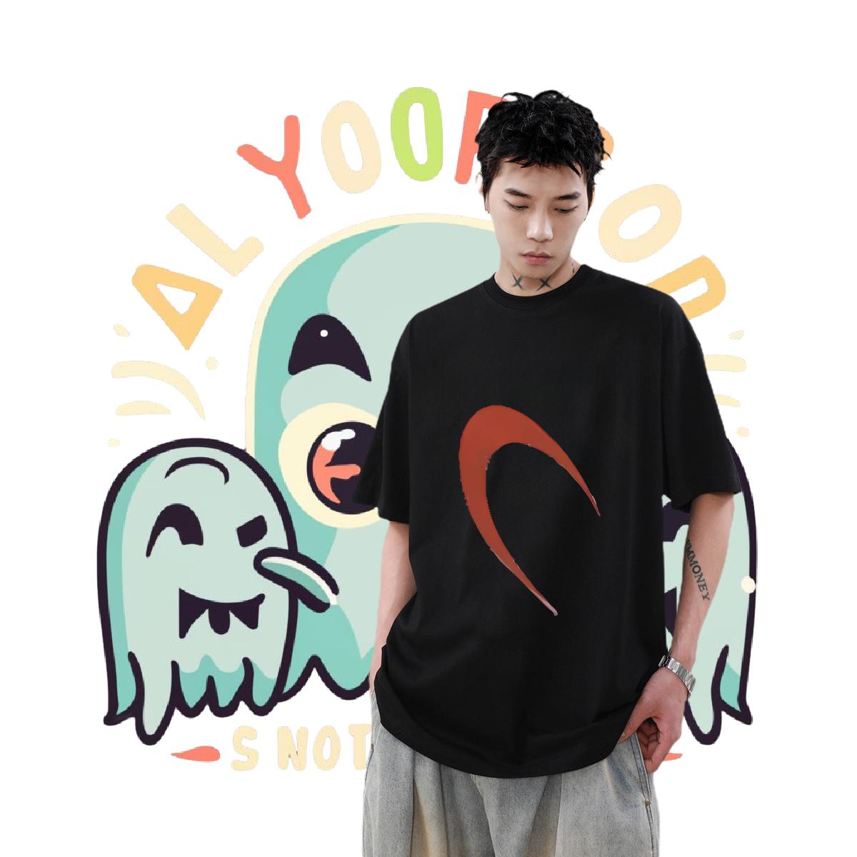 5A Men T Shirts Spring Summer Round Neck Short Sleeve Tshirts 2024 Summer Oversized S-3XL Clothes