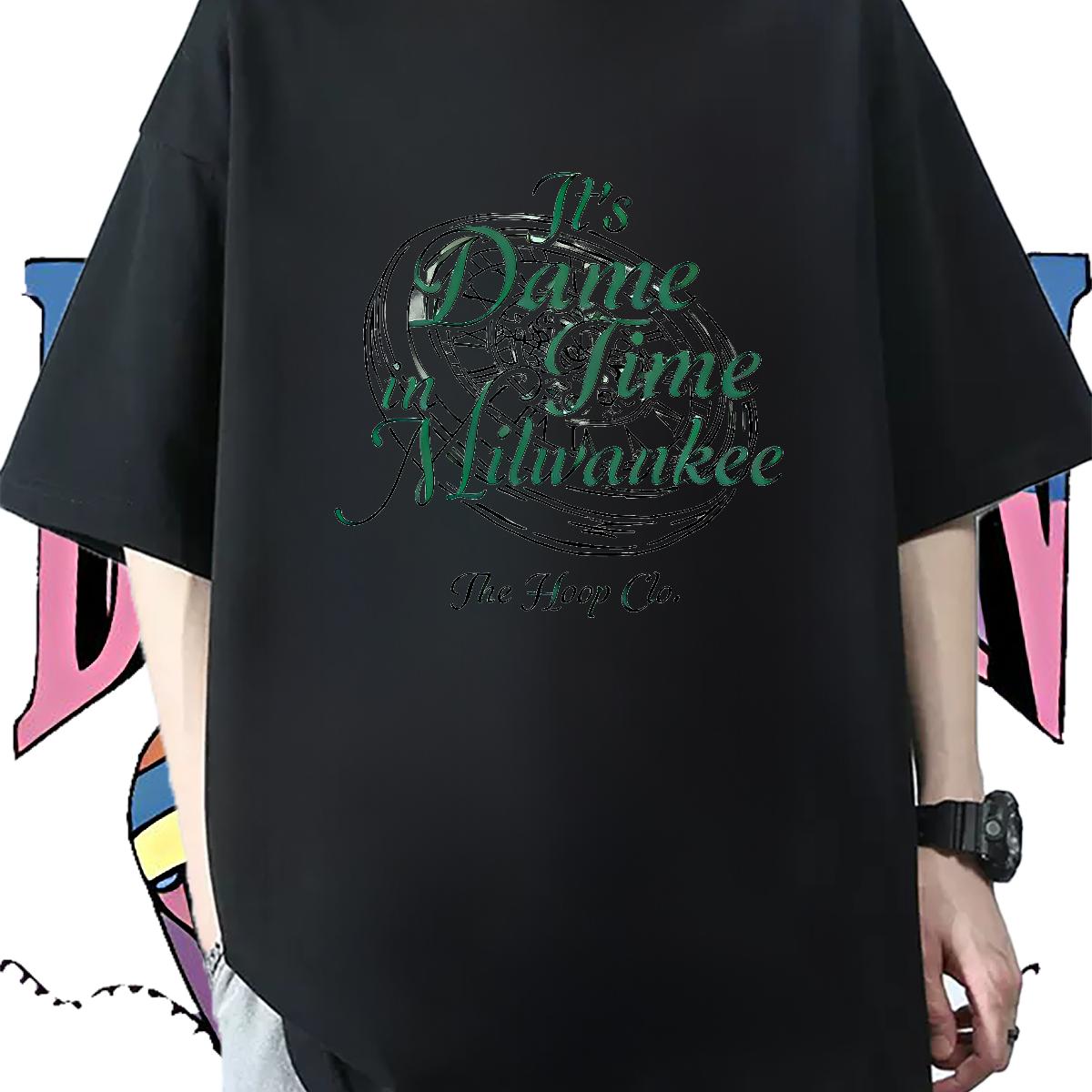 Classic T-Shirts for Men Daily Wear Breathable Crew Neck Cotton Men Tops Tees 2024 Summer Custom Cartoon Tees Shirts