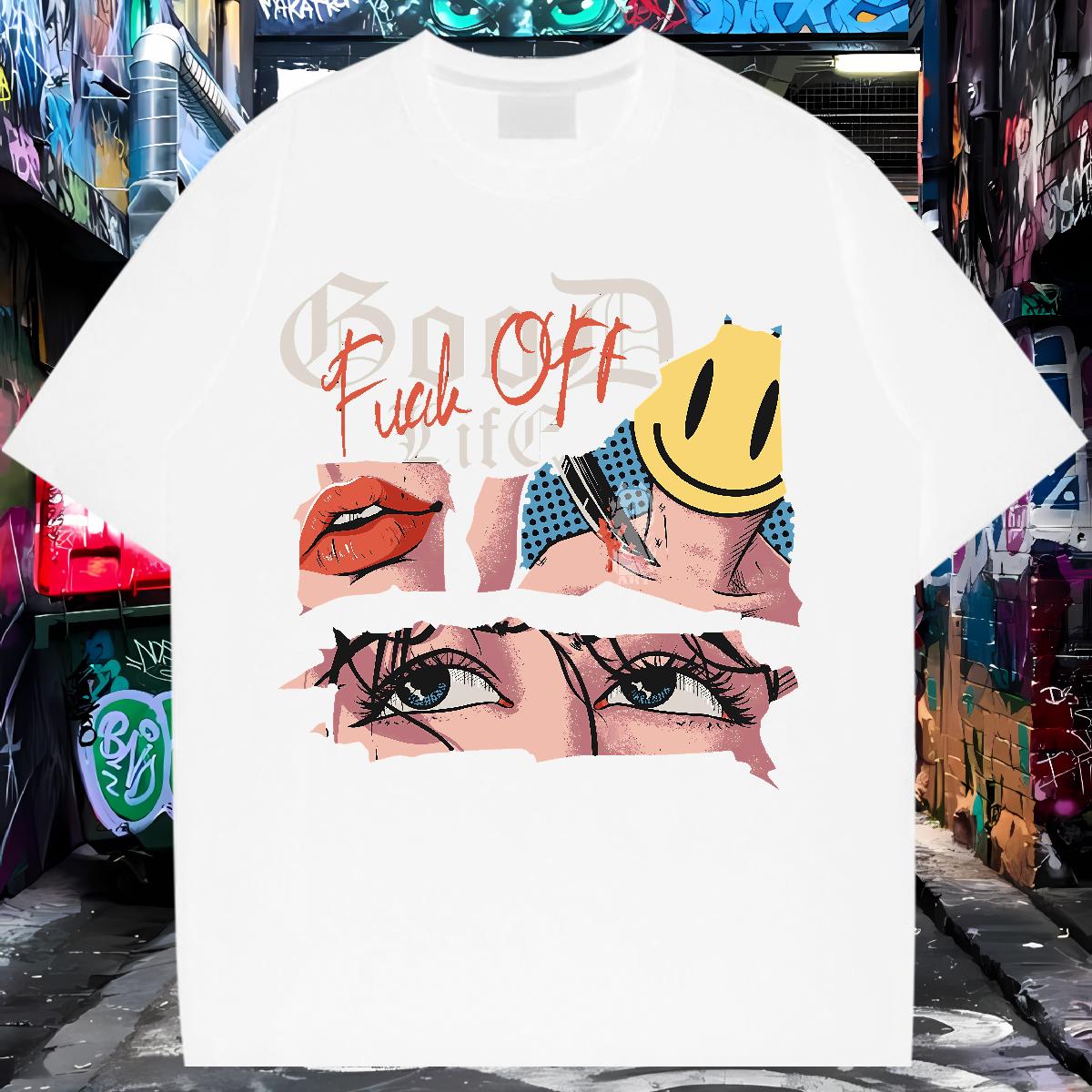 Wholesale T Shirt For Man Cotton Breathable Street wear Hip Hop Mens Tshirts Plus Size Custom Cool Design Top Tees