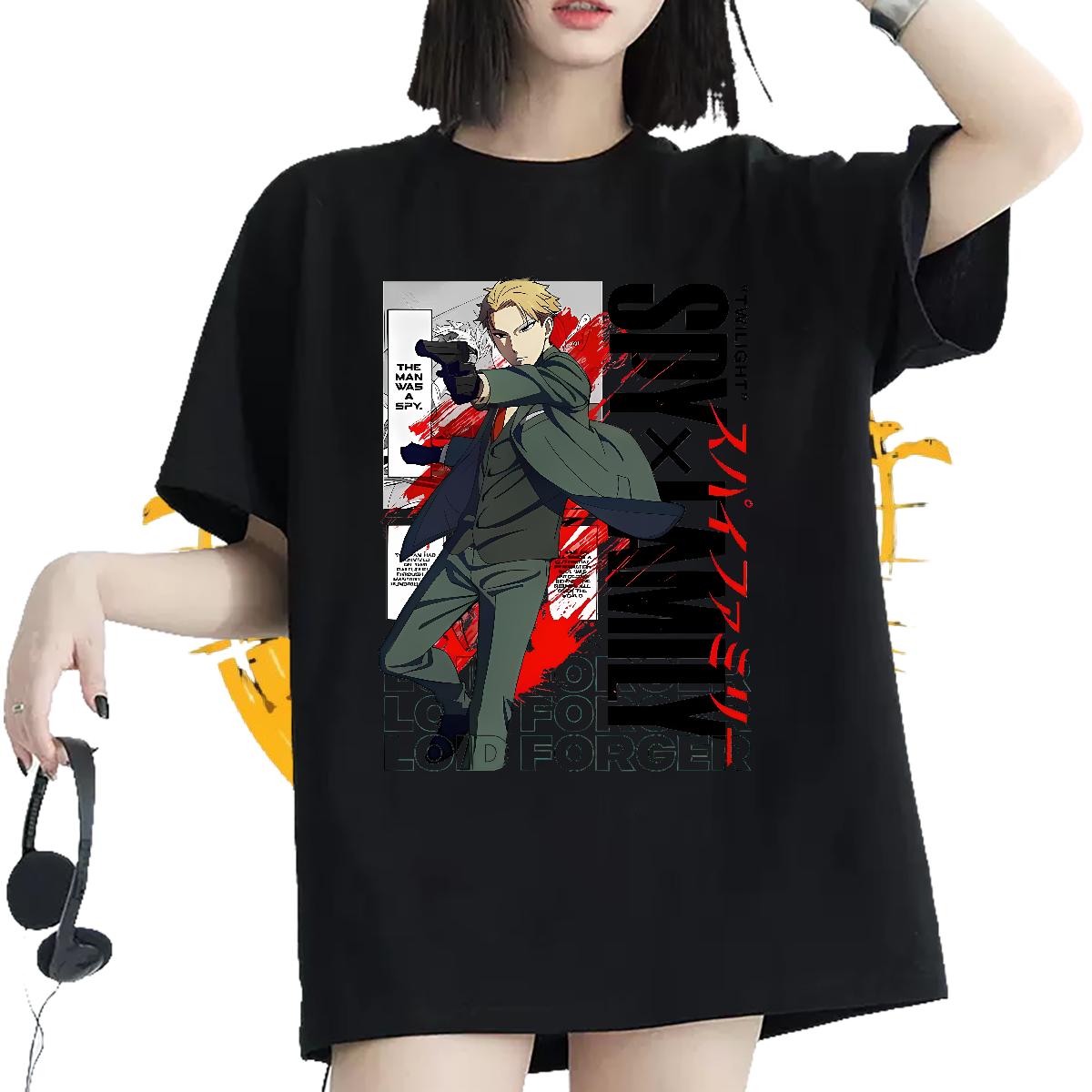 Fashion Casual Woman T Shirts Cotton O Neck Short Sleeves Anime Polos Sports Casual Unisex Women Tees