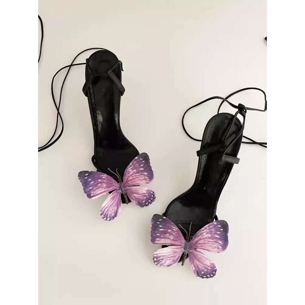 Small Niche Design Bow wer Strap Sandals For hot Women's New Summer Sexy Versatile Open Toe Slim Heels