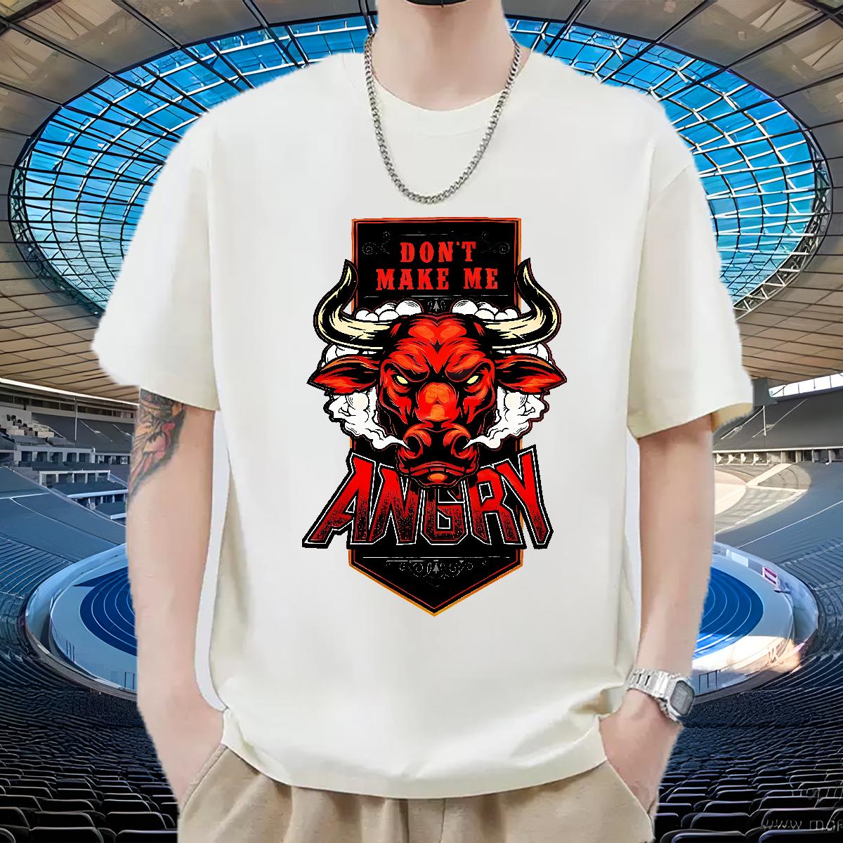 Brand Men Tees 180g Cotton Sports Casual Mens T Shirts DIY Printed Classic Casual Tops