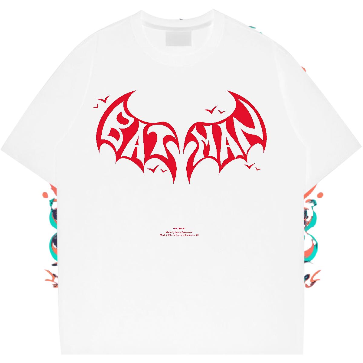 Stylist Men T Shirts Cartoon Print Anime Printing Street Men Clothes T-Shirt Round Neck Short Sleeve Loose Fit