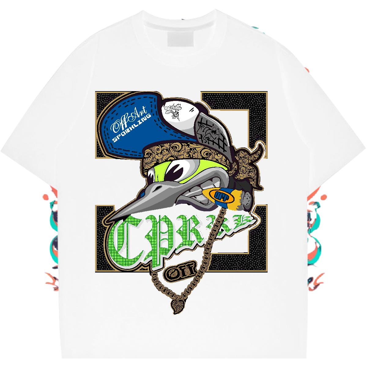 Stylist Men T Shirts Custom Print Plus Size Casual Daily Wear Tshirts Cotton Breathable Wholesale