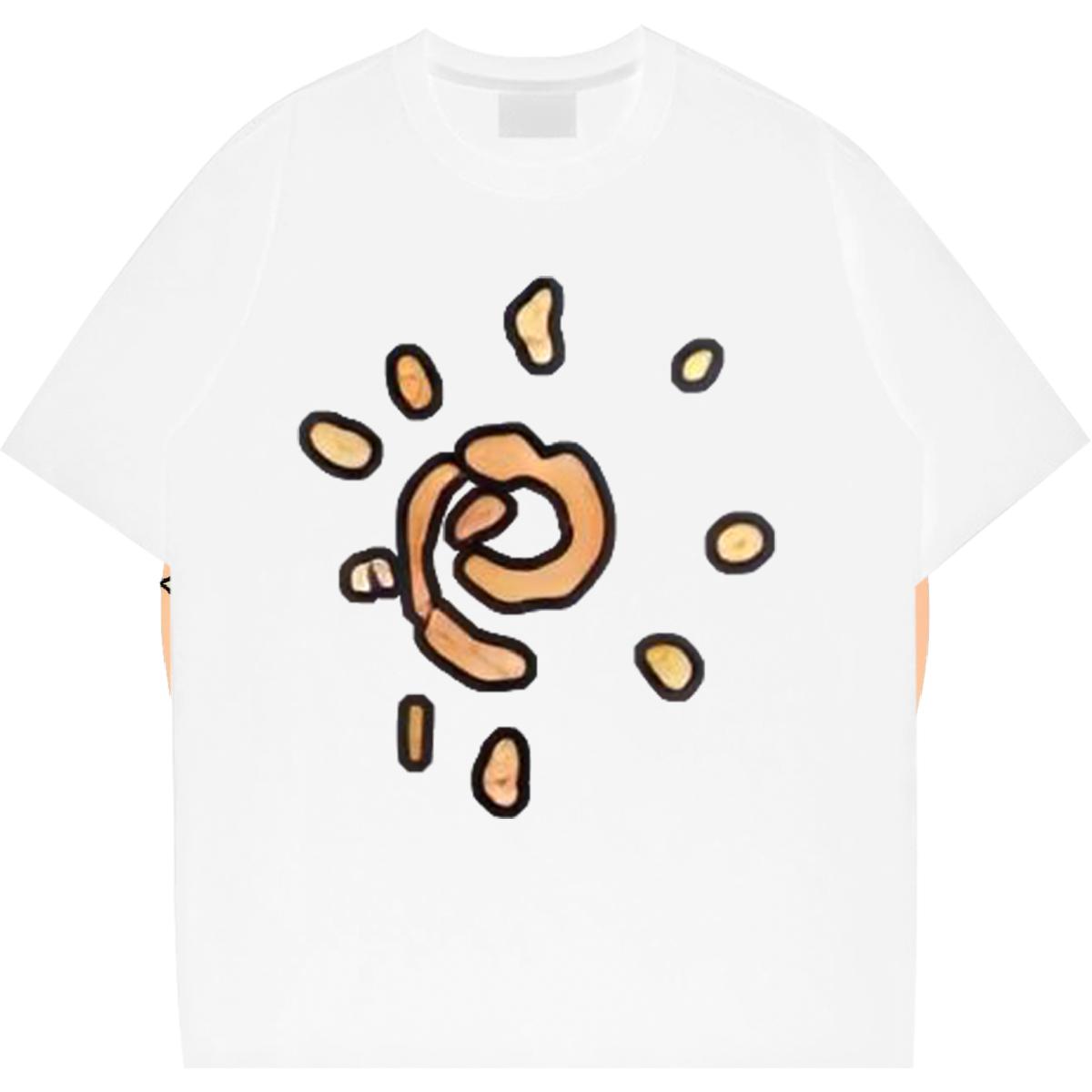 Stylist Woman T Shirts Cotton Breathable Short Sleeve Black White Wear High Street Hip Hop 5A Couples T Shirts