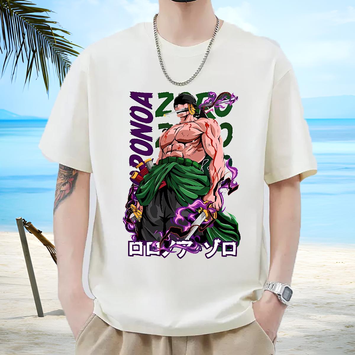Fashion Designer Man T Shirts Breathable Short Sleeve Daily Wear Tshirts Anime Comfortable Clothes
