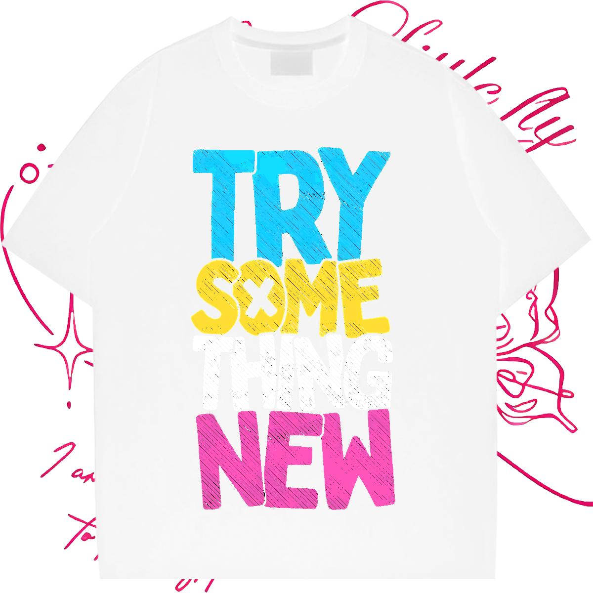 2024 Designer T shirt DIY Logo Anime Printing Street Couples T Shirts 180g Cotton Comfortable