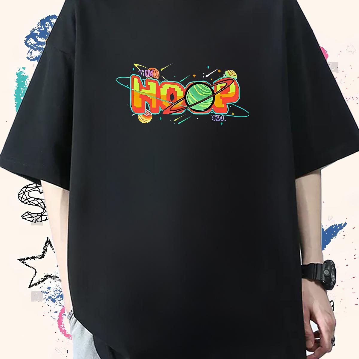 DIY Customized T-Shirts for Men DIY Anime Spring Summer Men Clothes T-Shirt Crew Neck Cotton Unisex