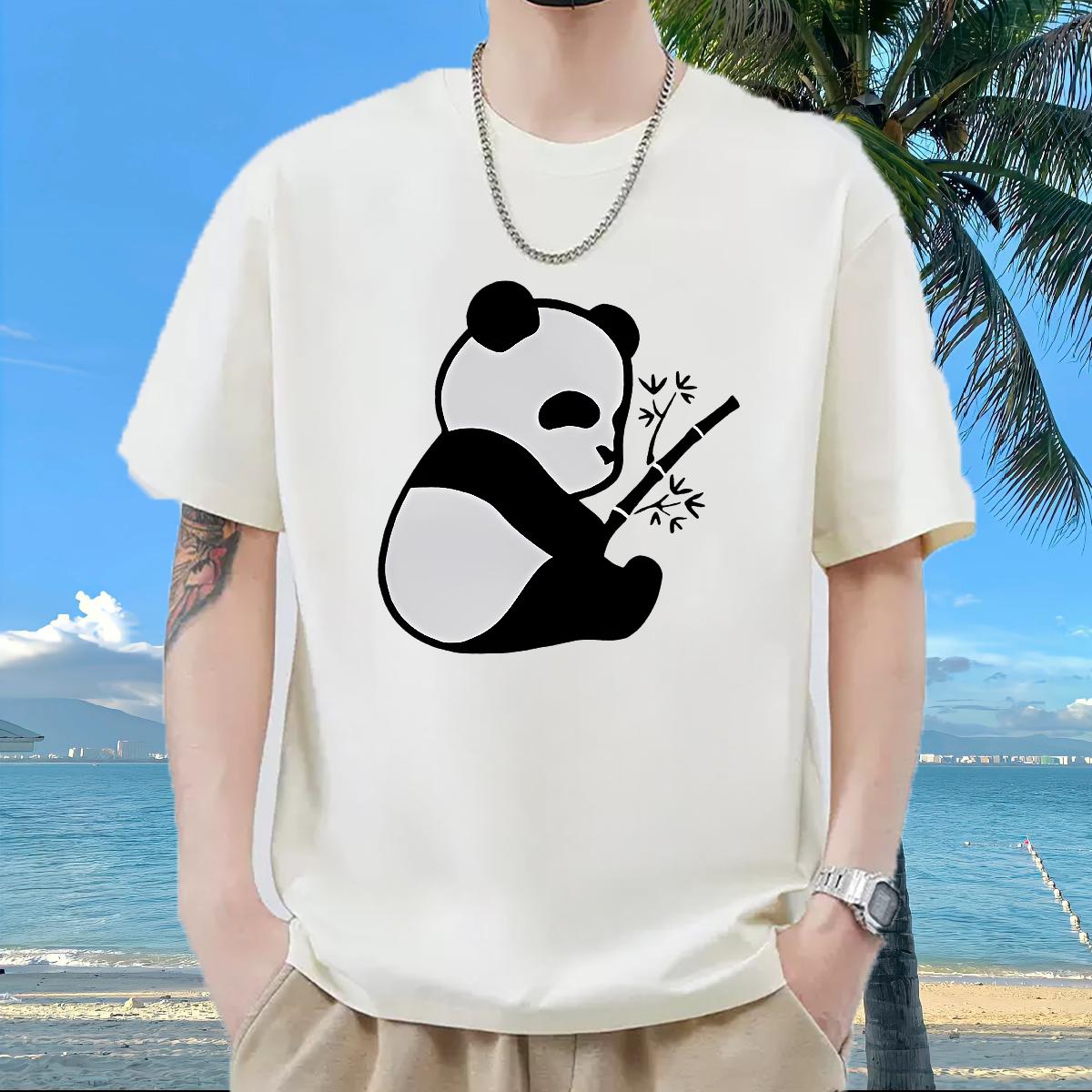 Classic T Shirts Men Anime Print Tshirts Hip Hop Street Round Neck Short Sleeve Unisex Wear