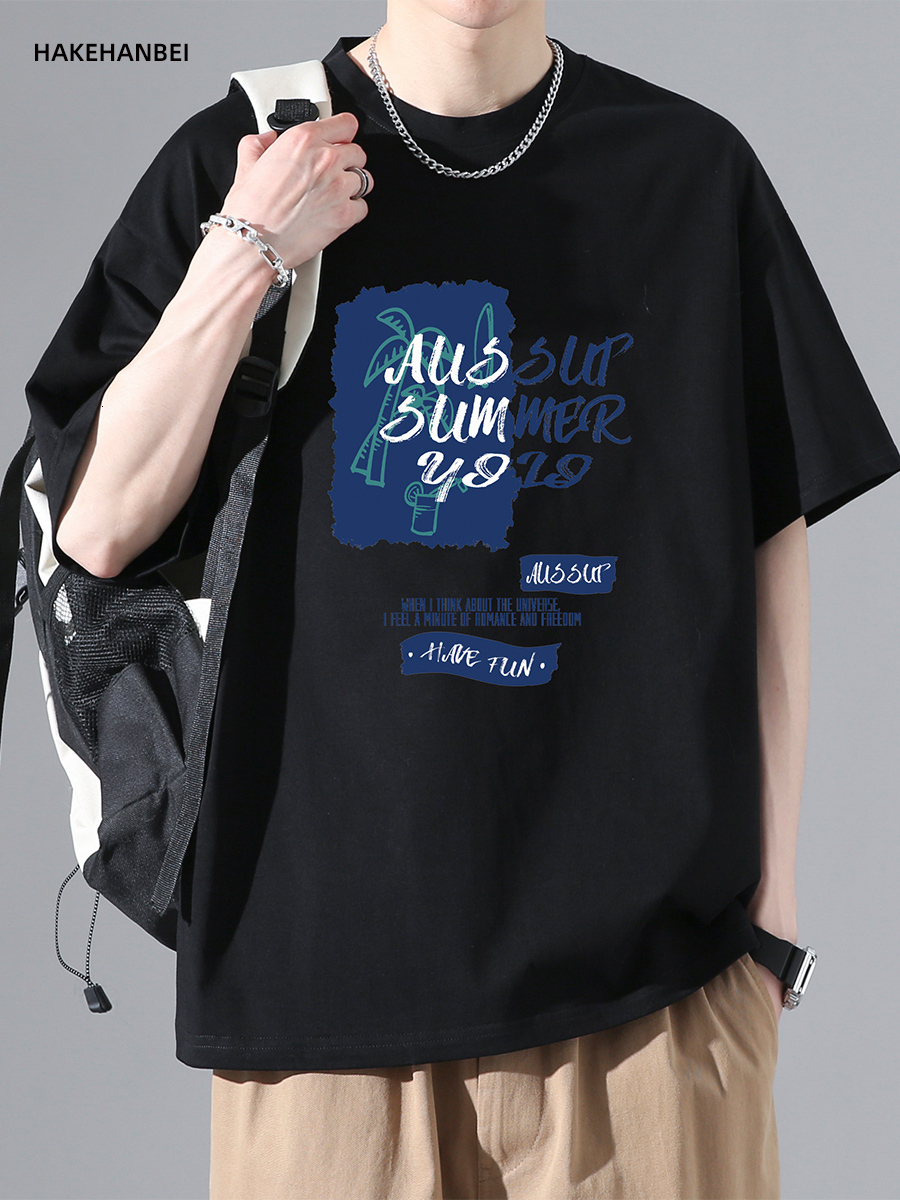 Lighing Delivery YT142 Control 49 Short T-shirt for Boys Summer 2024 New Versatile Cotton Half Sleeve