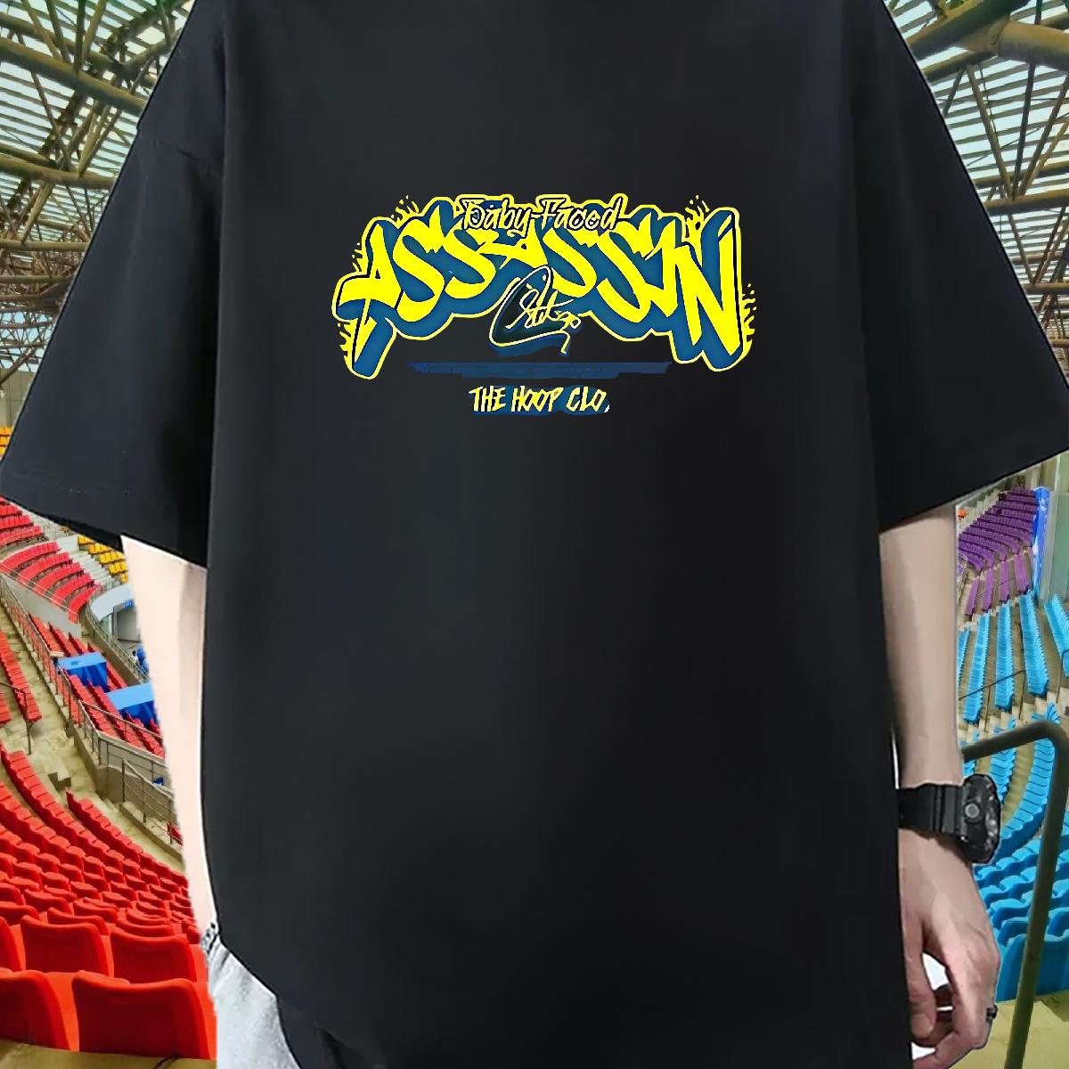 Loose Tshirt for Man Woman Breathable Crew Neck Casual Beach T shirt DIY Casual New Top Tees