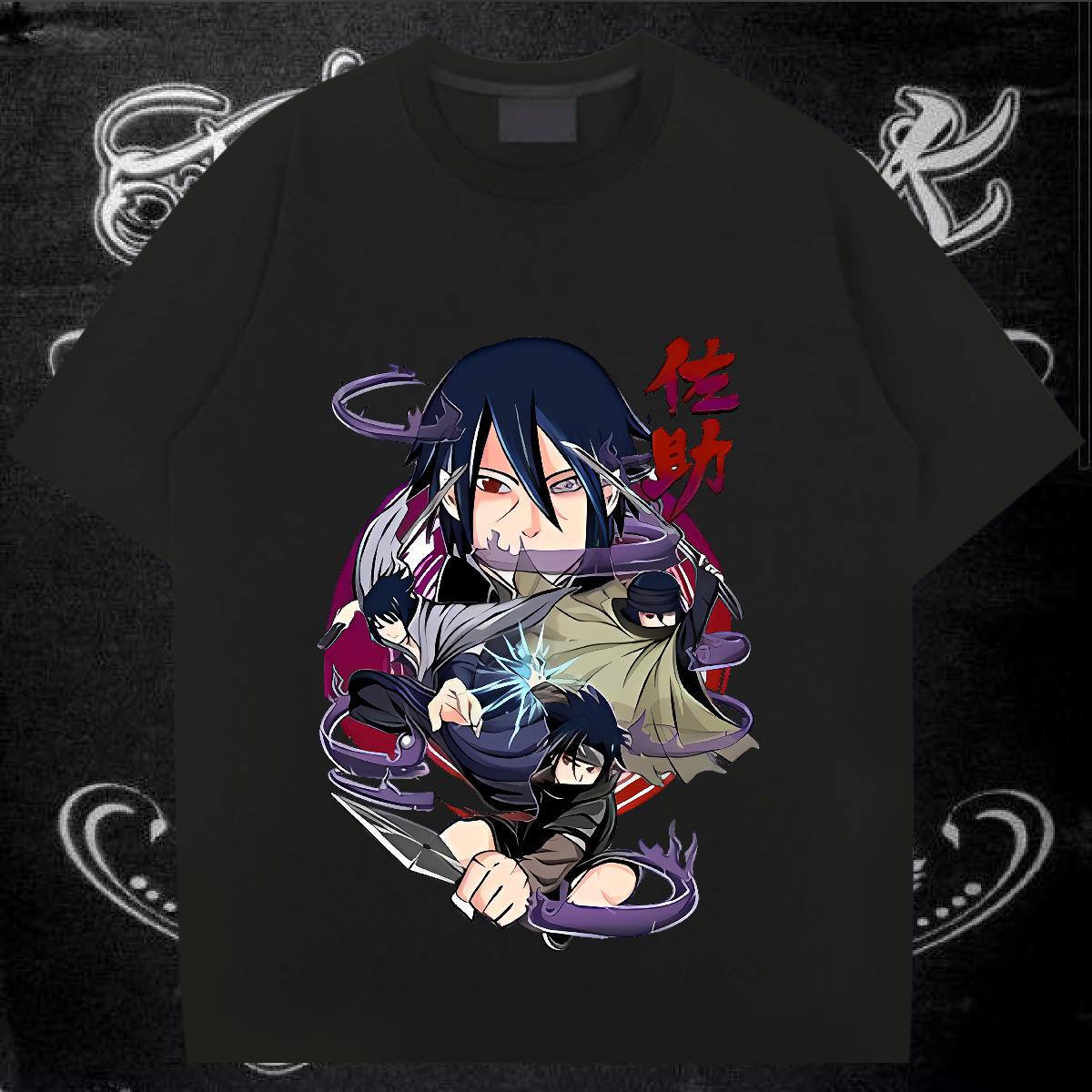 DIY Customized T Shirt For Man Anime Print Men Clothes T-Shirt High Street Hip Hop Breathable Short Sleeve Loose Fit Wear