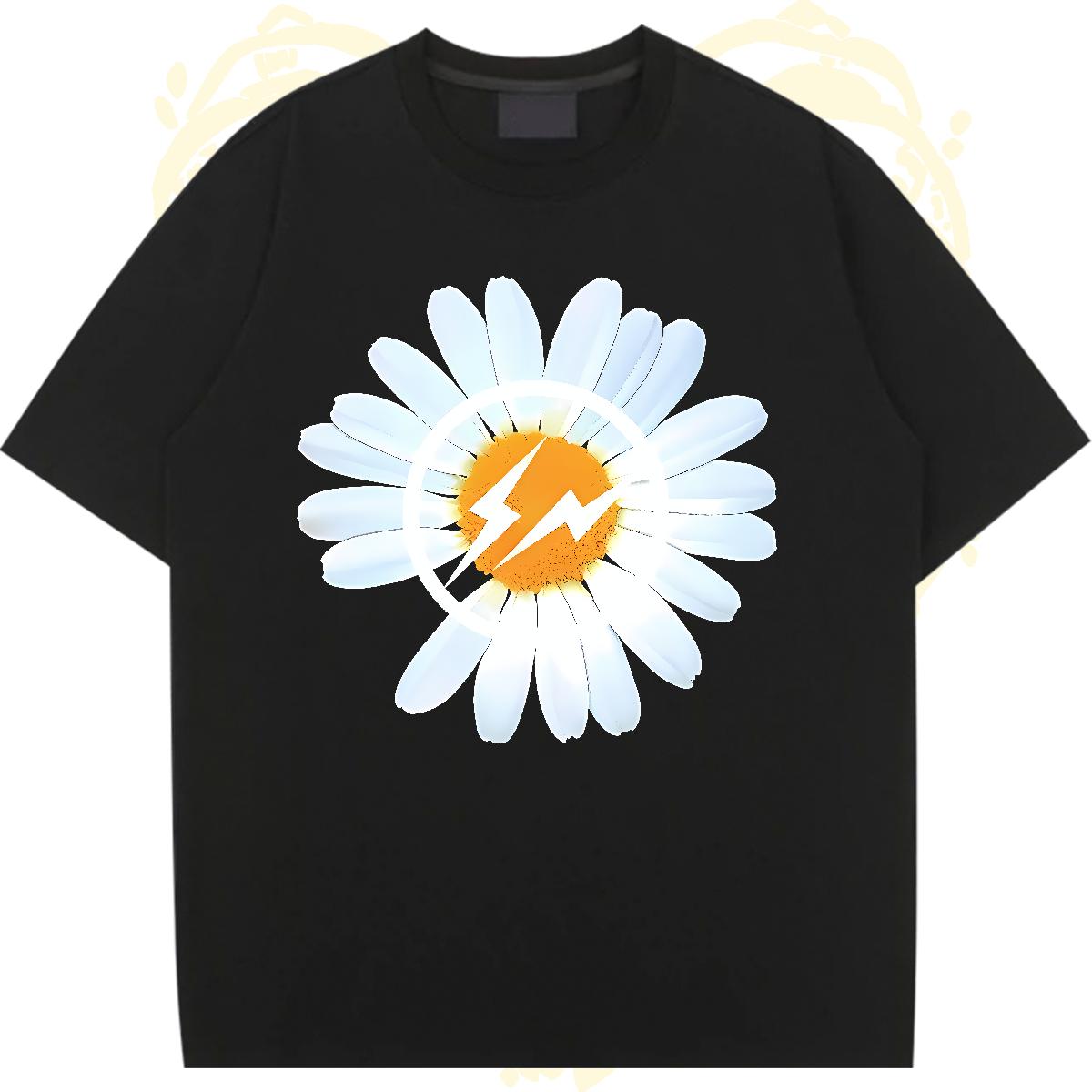 Cotton Breathable Soft Womens T Shirts Fashion Casual Sports Street Wear Women Tshirts Skull Designer Top Tees