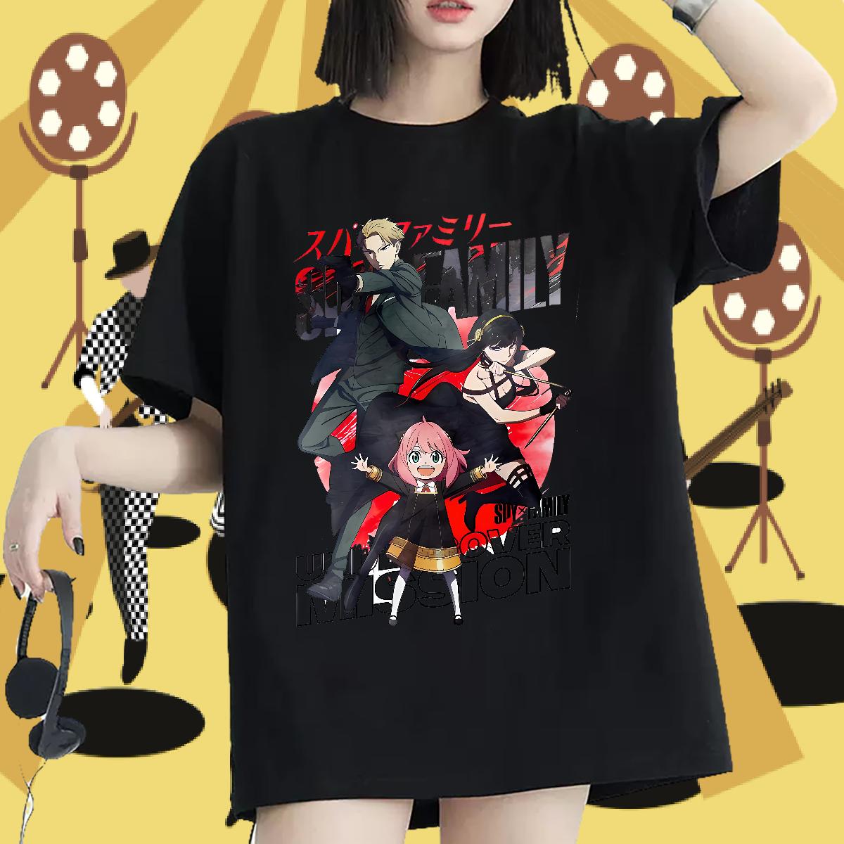 Popular T Shirts Women Round Neck Short Sleeve Tees Summer Casual Designer Women Tees Cartoon Floral Printing