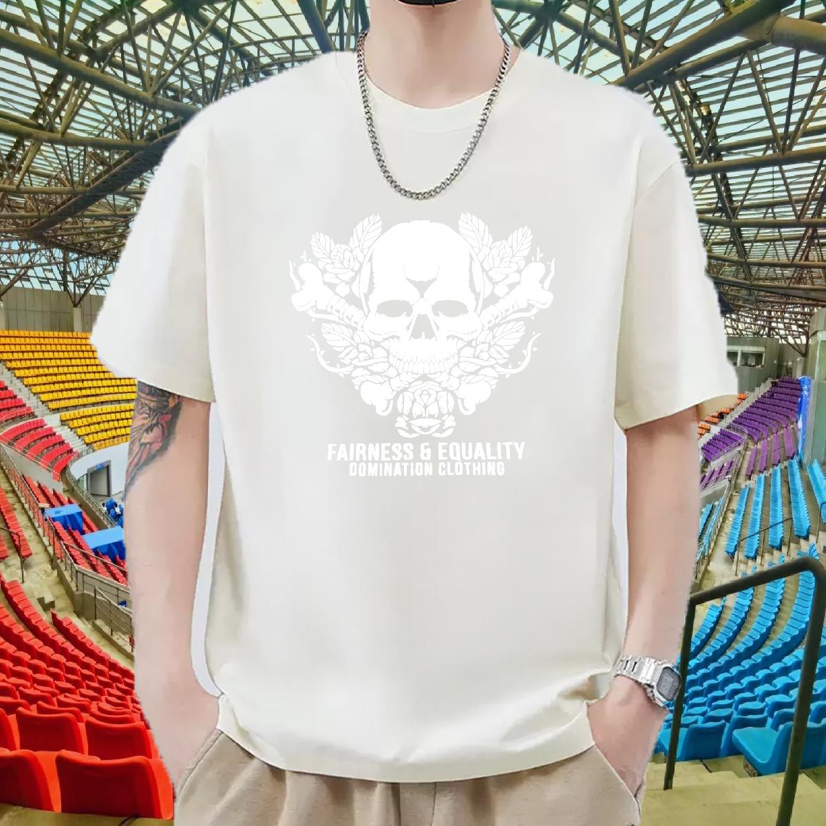 Soft T-Shirts for Men Home Outdoor 180g Cotton Tshirt for Man Woman Factory Direct Black Oversized Tshirts