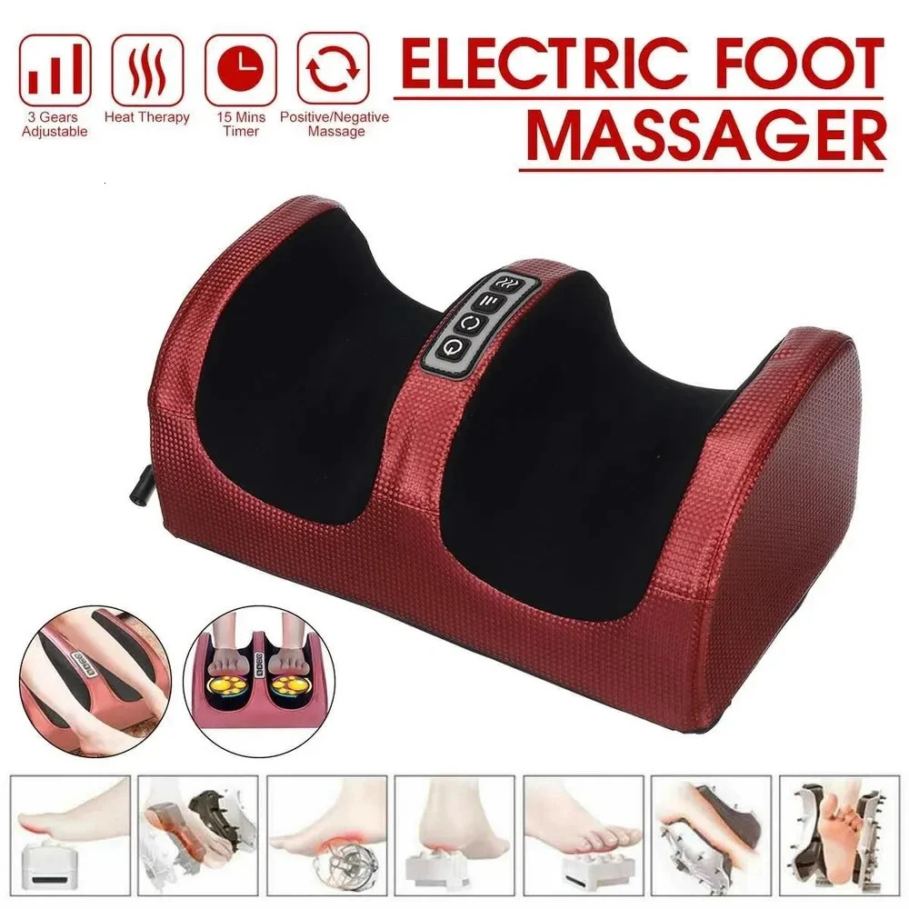 Thermal electric foot massager stimulates muscles activates the feet and calves relieves fatigue promotes blood circulation and relieves stress 240713