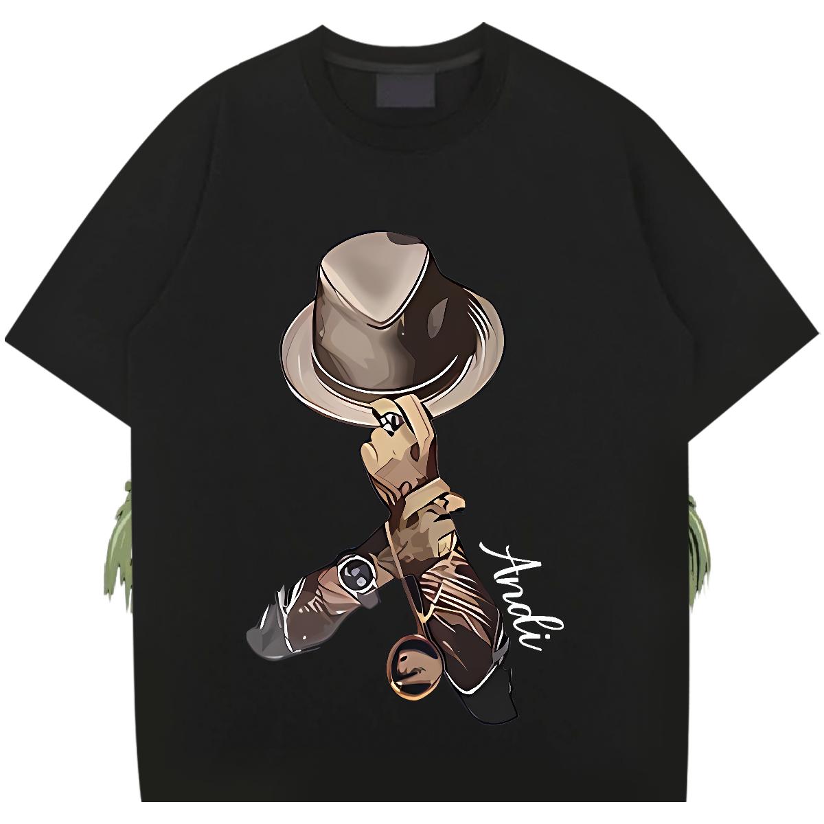 Soft T shirt Daily Wear Breathable Short Sleeve Tshirts 2024 DIY DIY Anime Tops Shirt