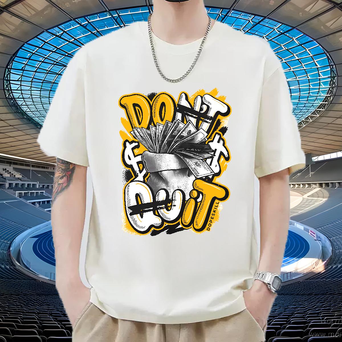 DIY T Shirt For Man Customized Print Men Tshirts Daily Wear Cotton Breathable Short Sleeve Loose Fit Clothes