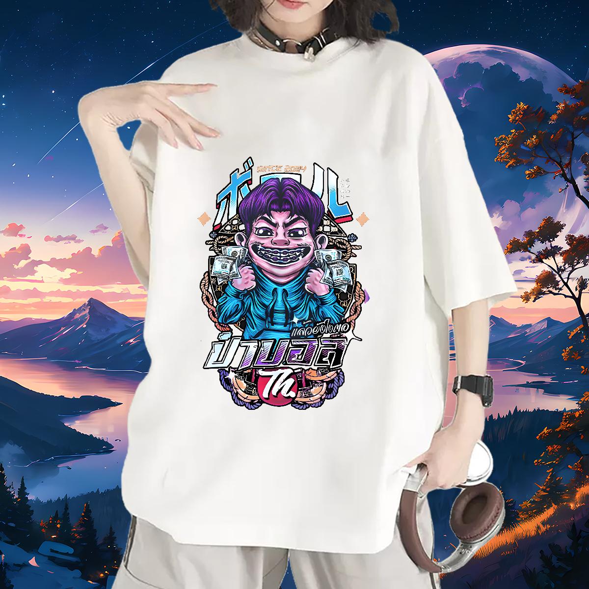 Designer Woman T Shirts Breathable Crew Neck Cotton Floral Print Clothes Sports Casual Comfortable Woman Tshirt