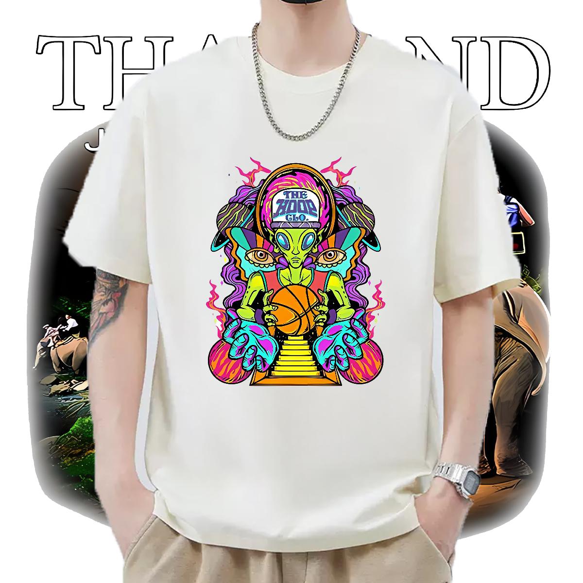 Factory Direct Men T Shirts Black Oversized Sports Casual Men Tees Round Neck Short Sleeve Designer