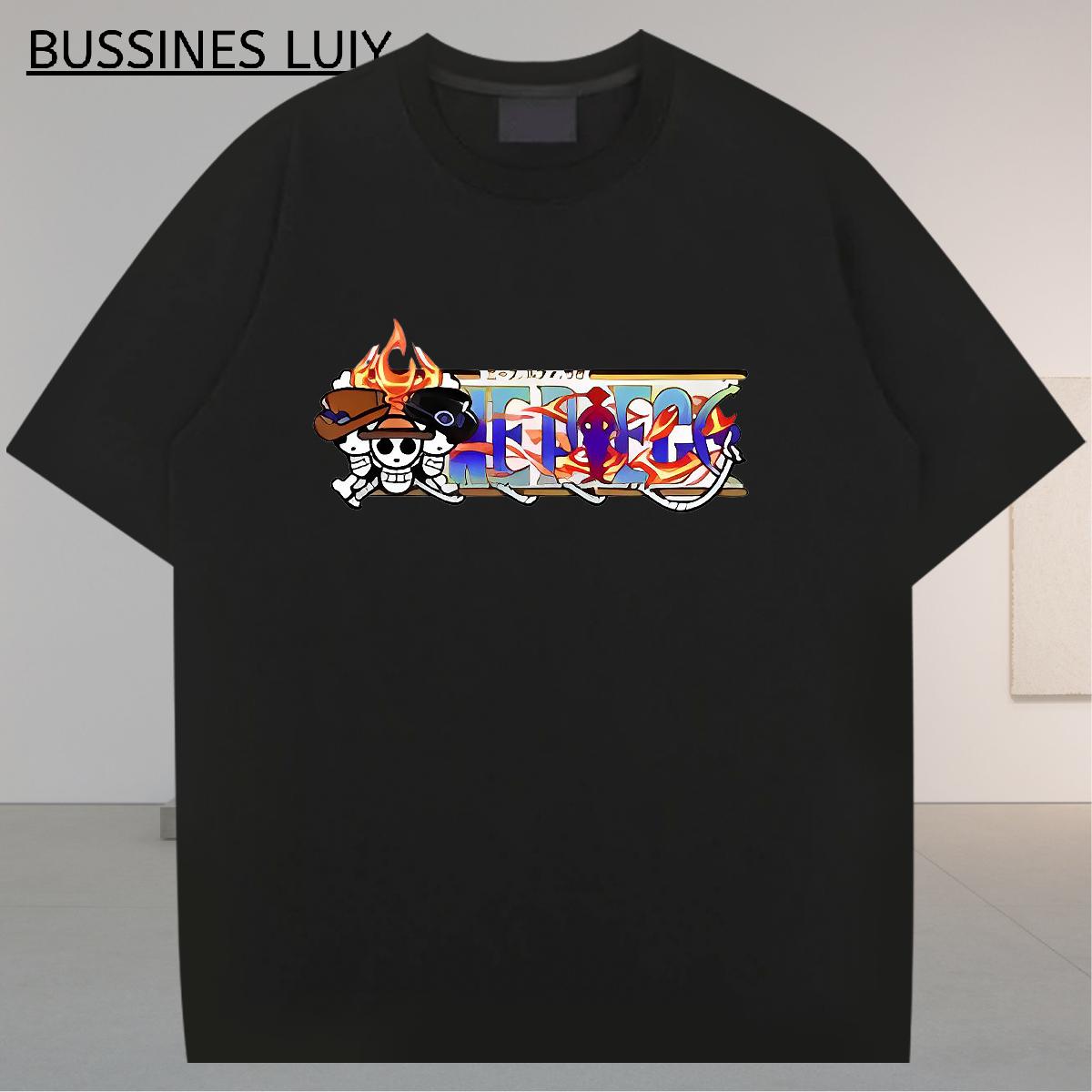 Cool Design T-Shirts High Street Hip Hop Cotton Breathable Soft Tshirt for Man Woman 2024 DIY Custom Anime Tees Shirts