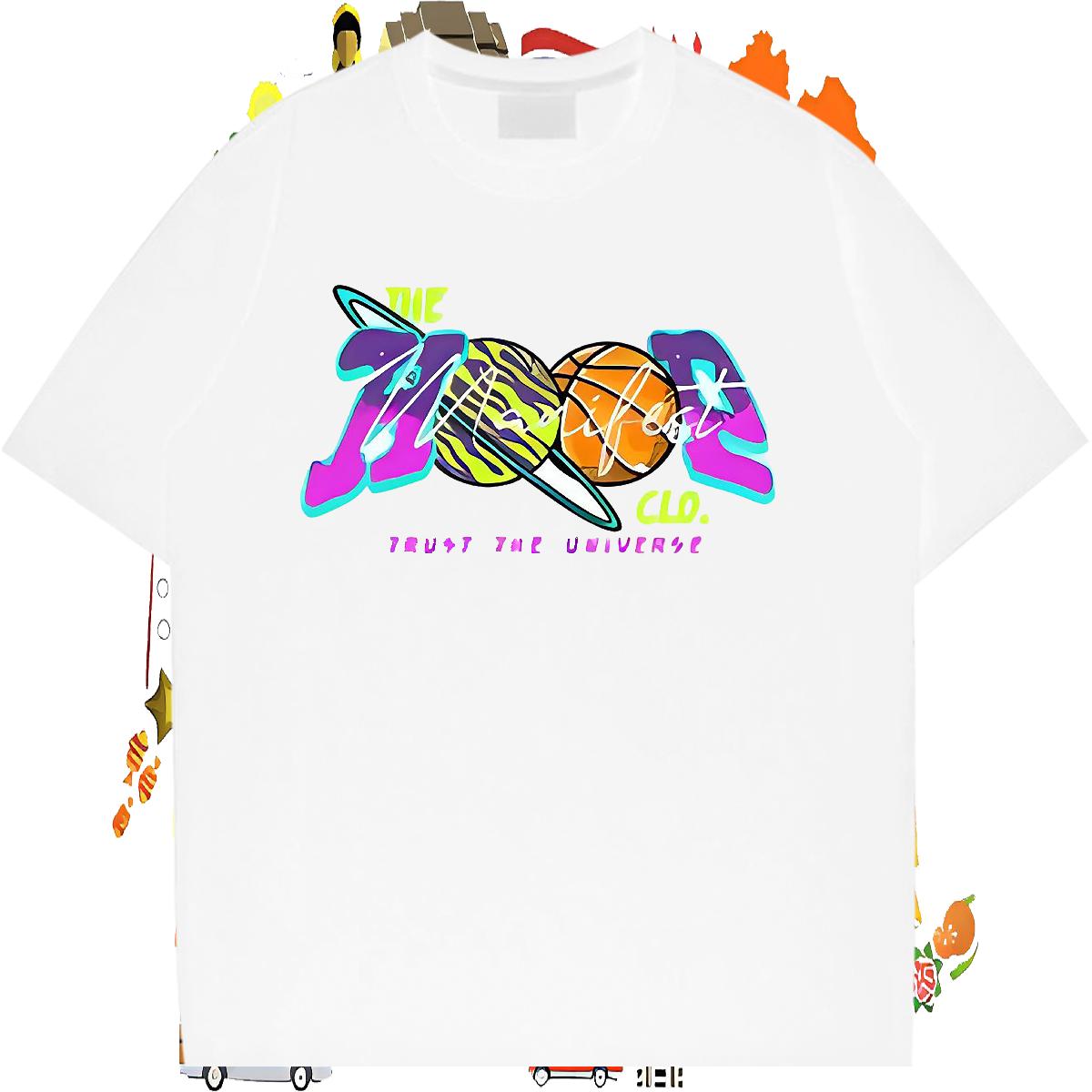 DIY T shirt Cartoon Print Summer Casual Tshirts Breathable Short Sleeve High Quality