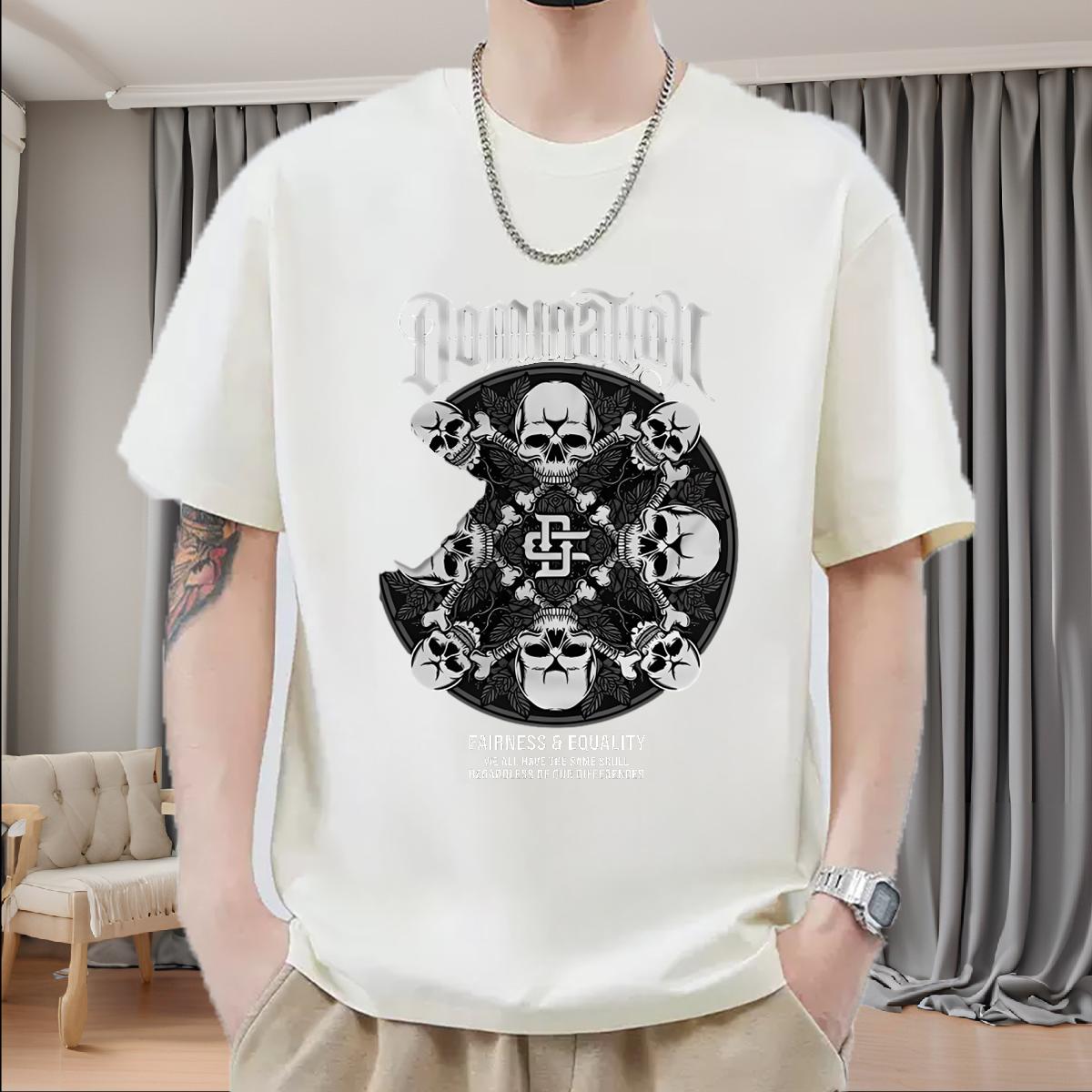 DIY T Shirt For Man Anime Print Anime Printing Street Men Tees Breathable Short Sleeve Cool