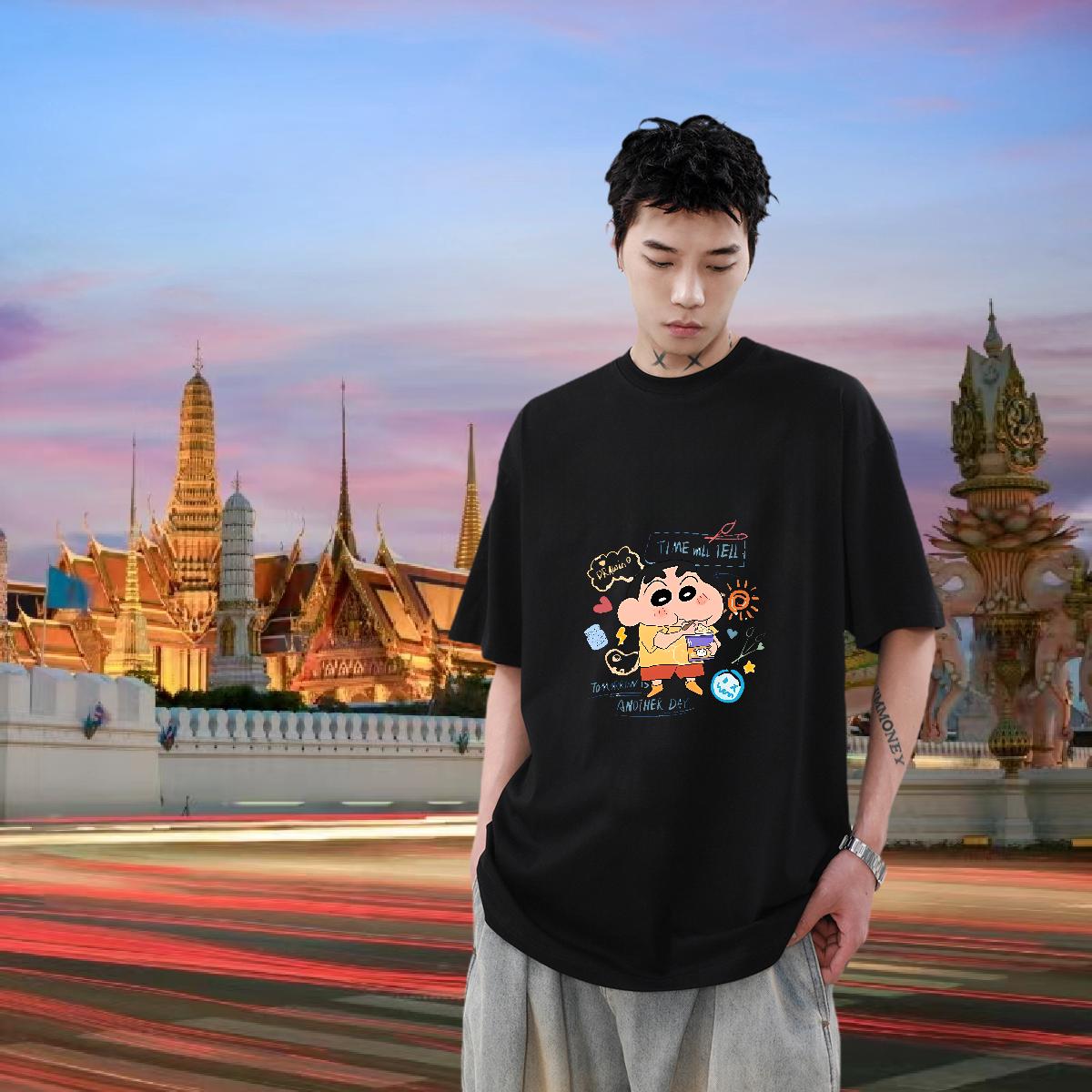 Comfortable T Shirt For Man Sport Breathable Crew Neck Cotton Men Tops Tees DIY DIY Anime Tops Shirt