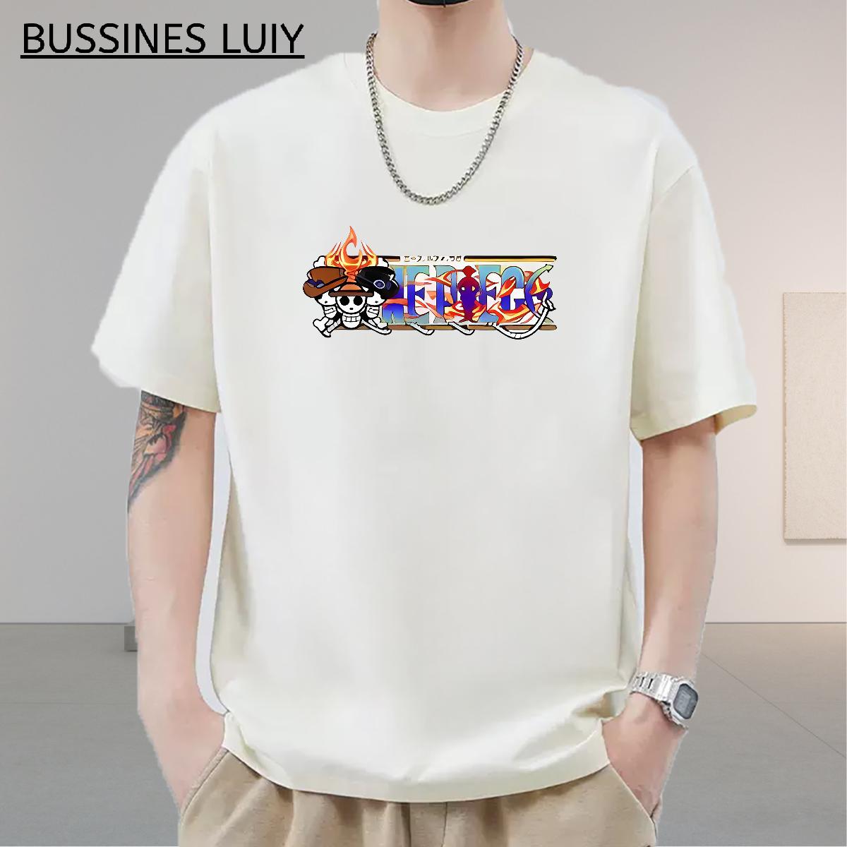 Cool Design T-Shirts High Street Hip Hop Cotton Breathable Soft Tshirt for Man Woman 2024 DIY Custom Anime Tees Shirts