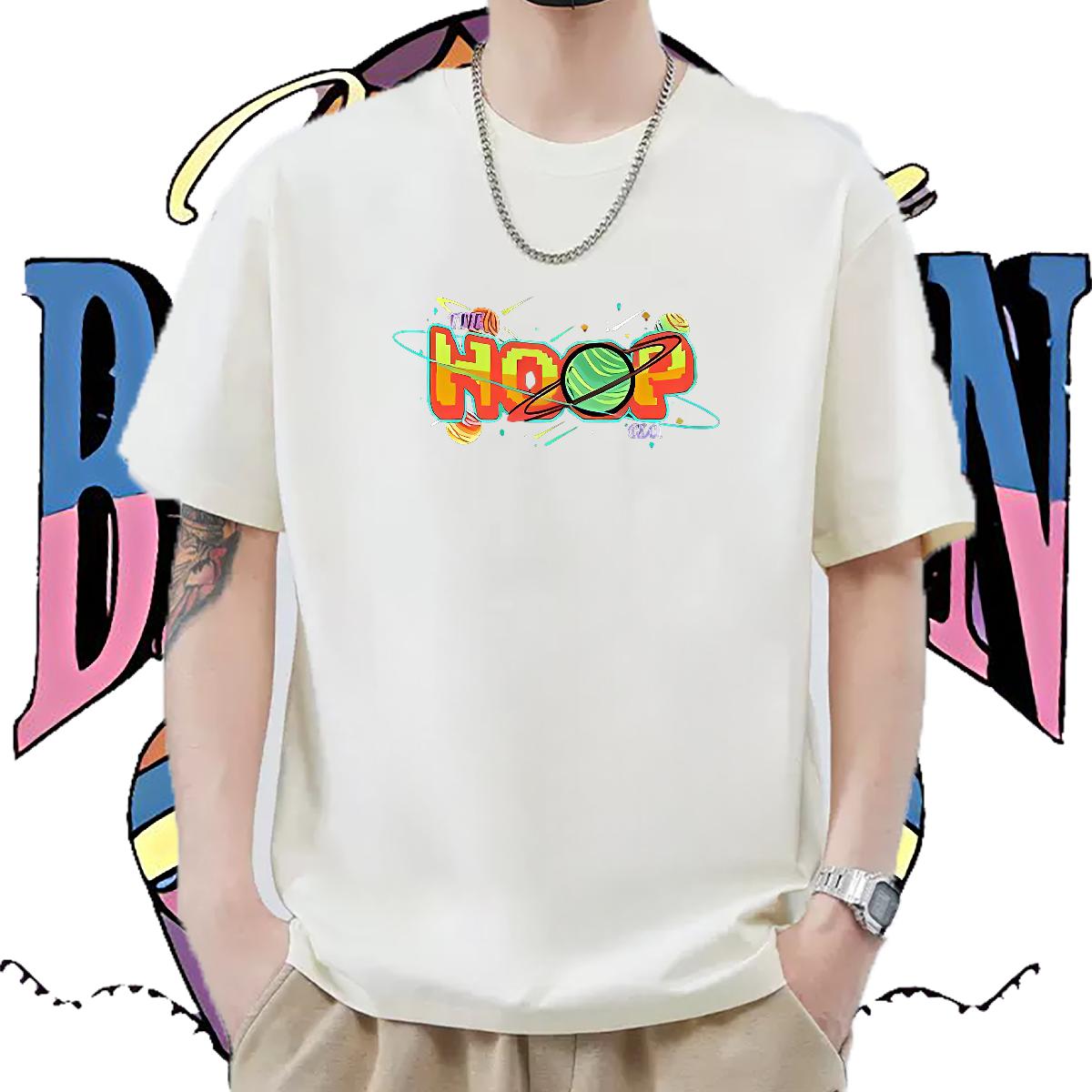 High Quality T Shirts Men Spring Summer Cotton Breathable Mens Tshirts Classic Casual DIY Printed Tops Tees