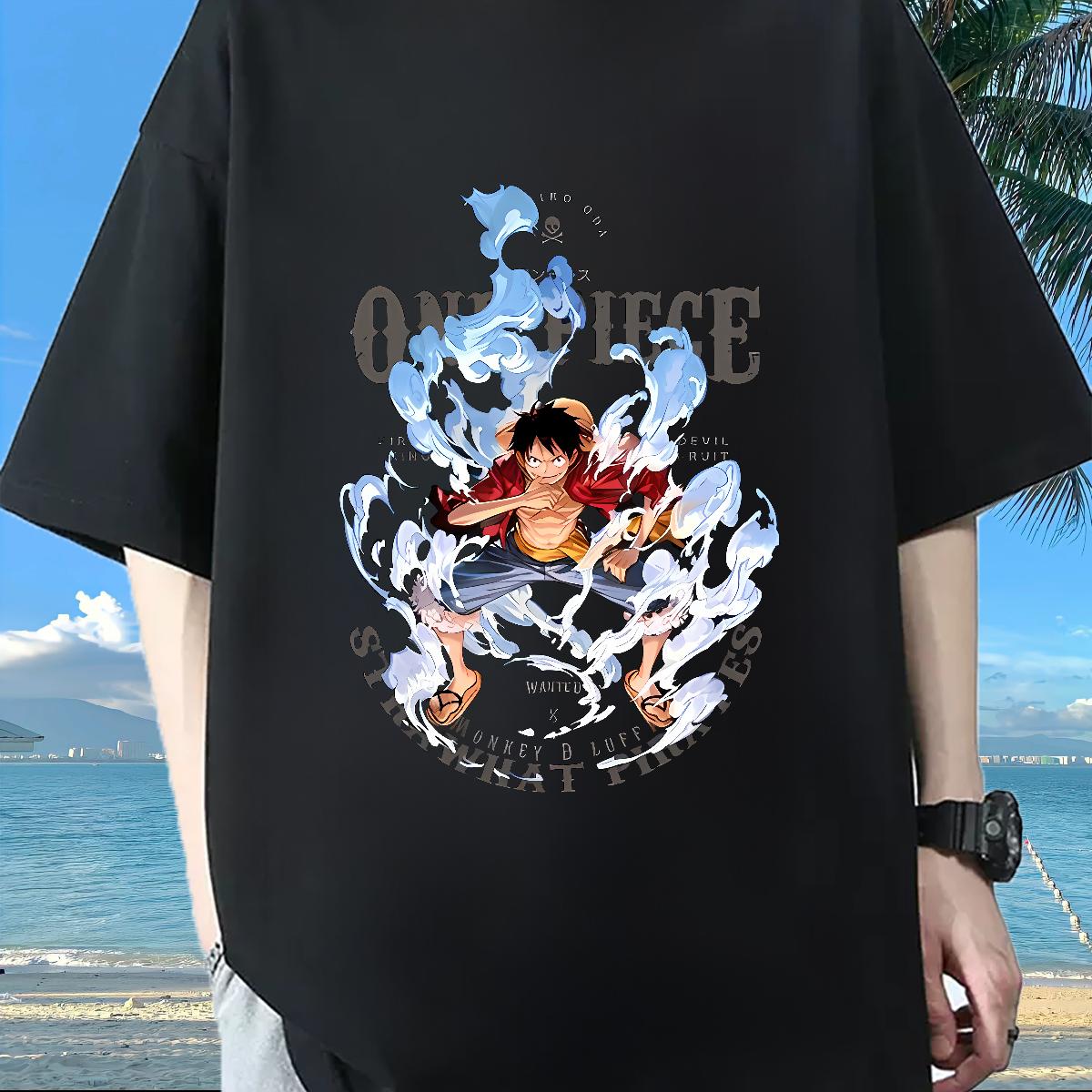 Classic Casual T Shirt For Man Plus Size Cartoon Men Tshirts Summer Casual Breathable Short Sleeve Popular Wear