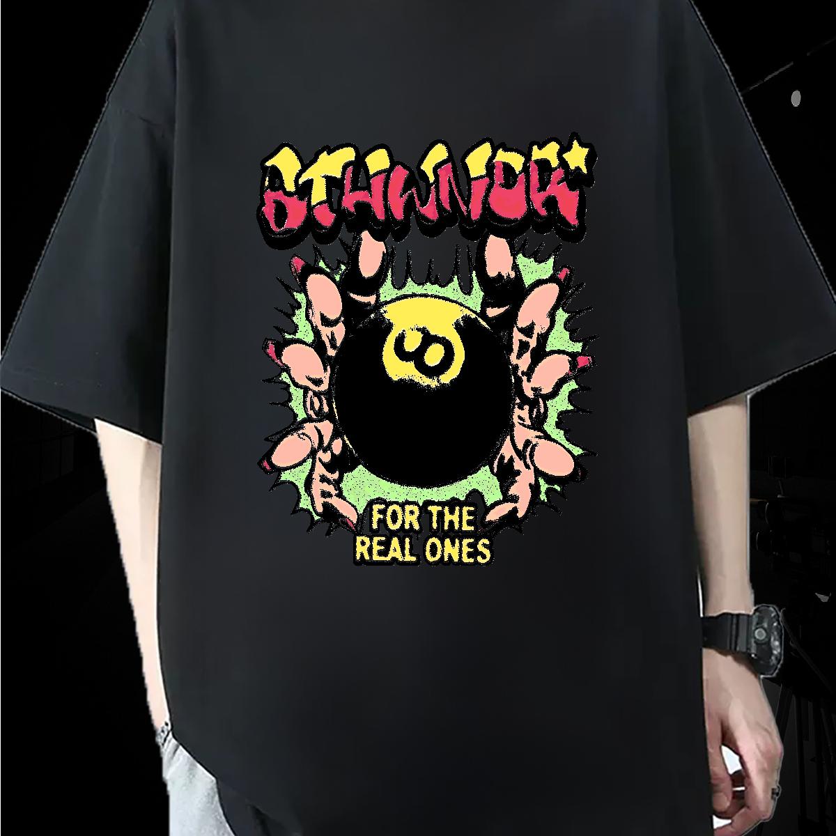 2024 Summer T-Shirts Customized Home Outdoor Mens Tshirts O-Neck Short Sleeve Cotton Popular